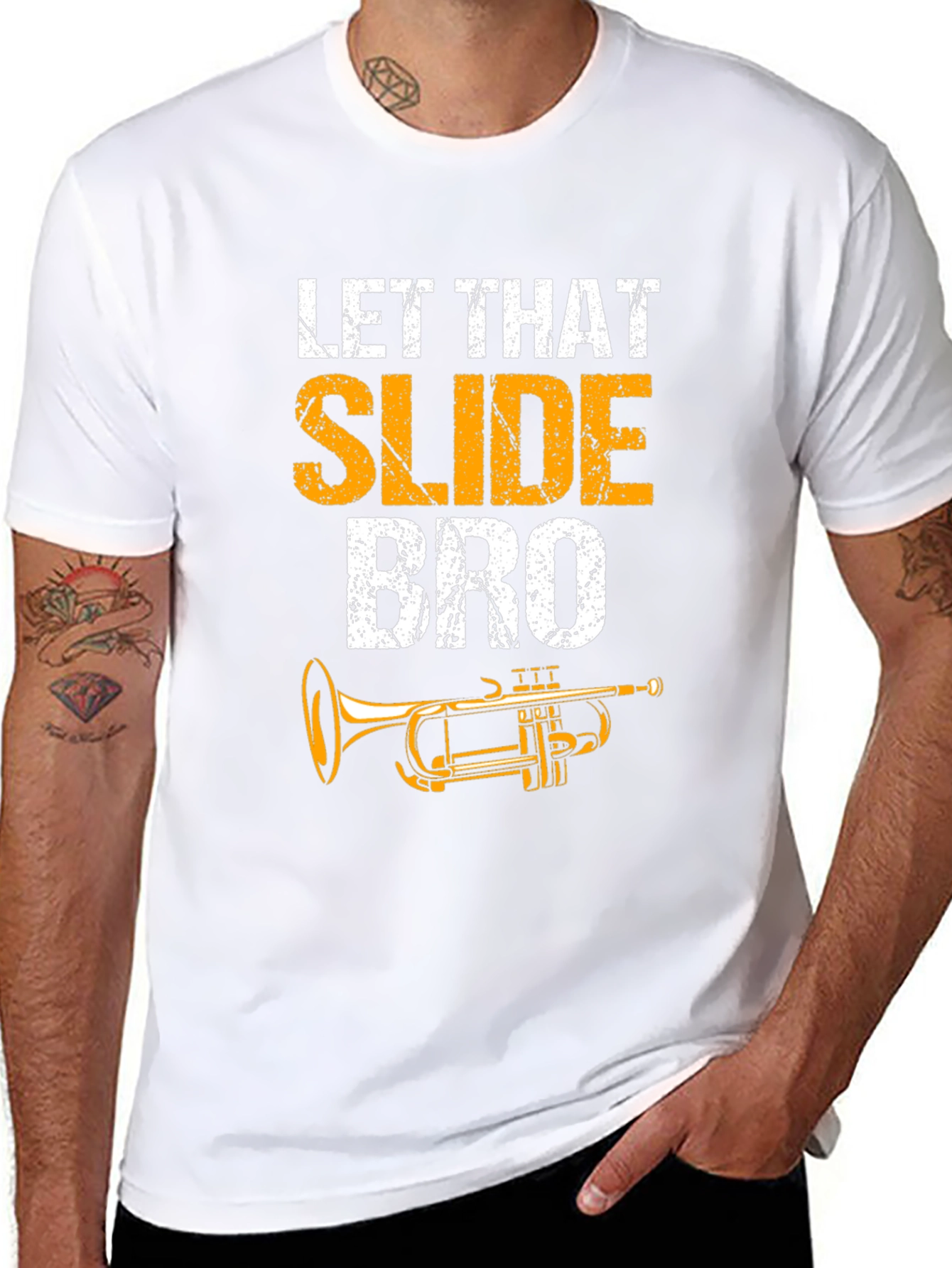 Let That Slide Bro Trumpet T-Shirt