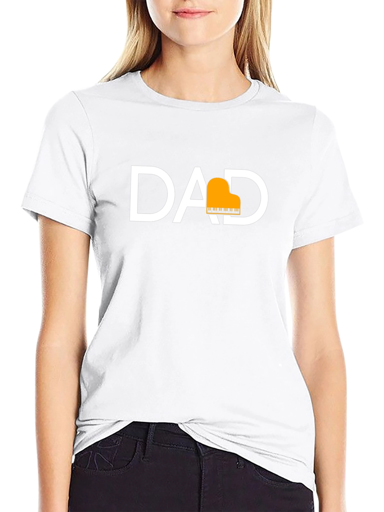 Piano Dad T-Shirt - Musical Fathers Day Gift