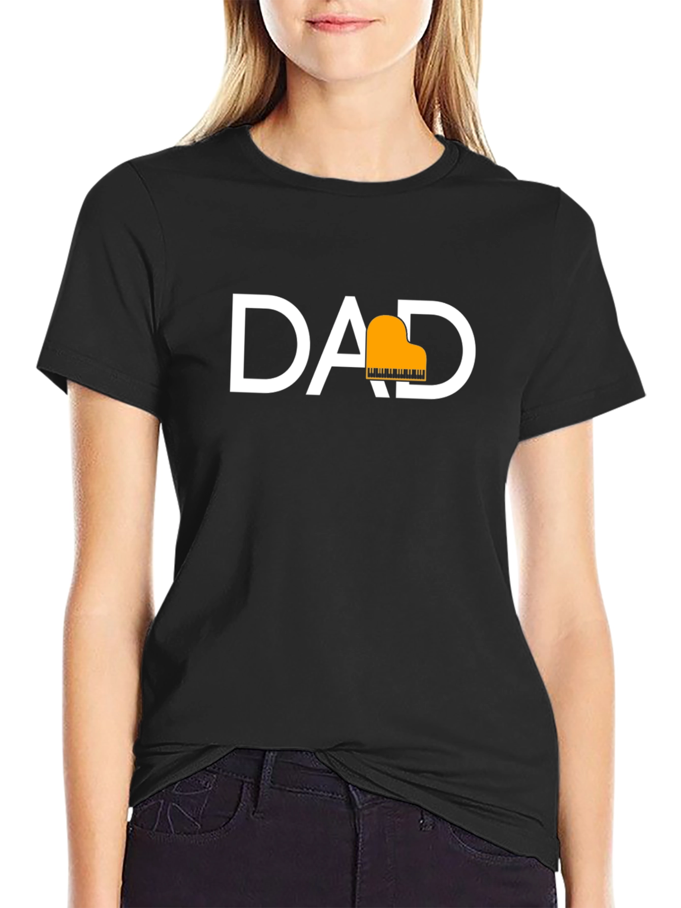 Piano Dad T-Shirt - Musical Fathers Day Gift