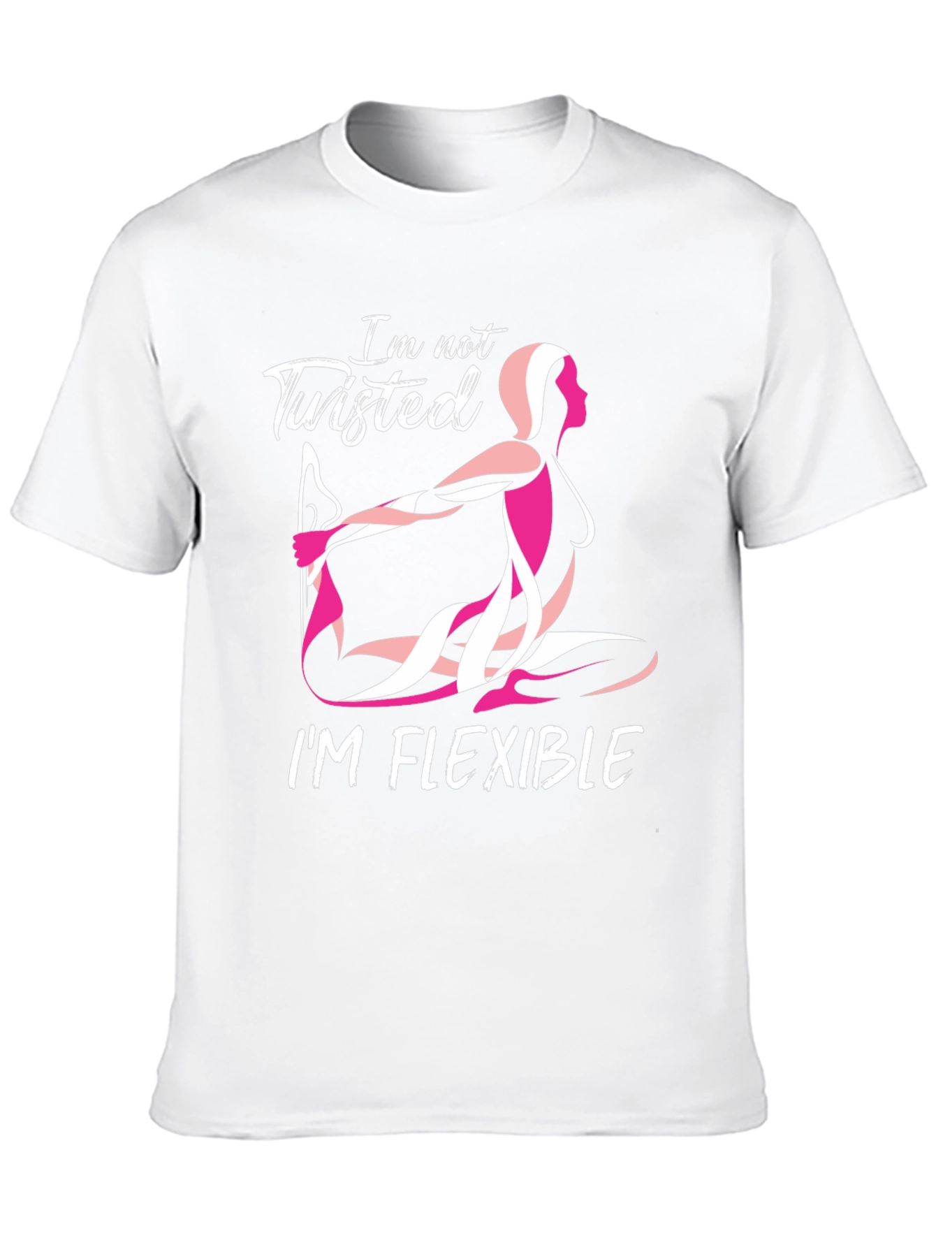 Flexible Yoga Pose Graphic T-Shirt
