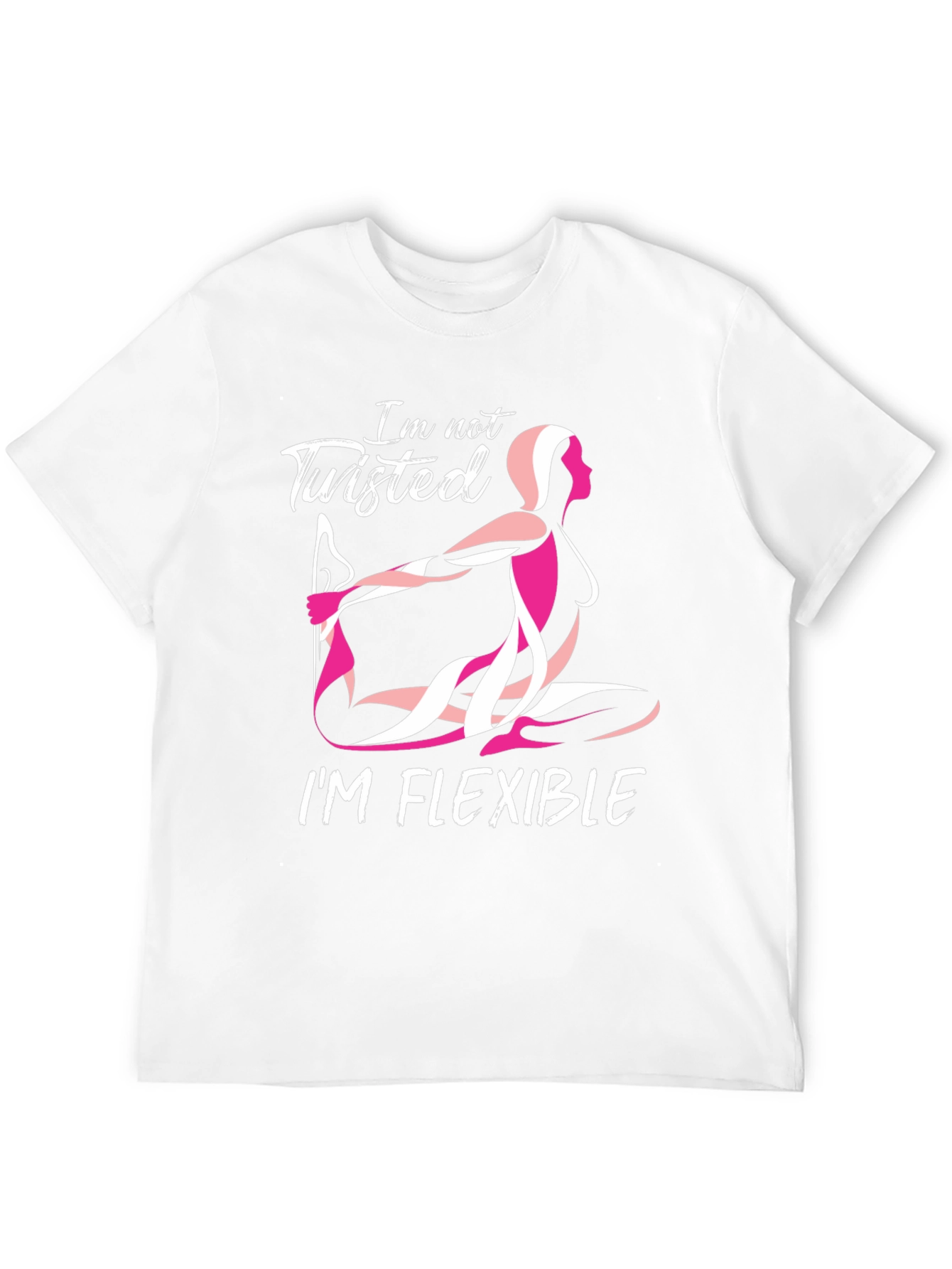 Flexible Yoga Pose Graphic T-Shirt