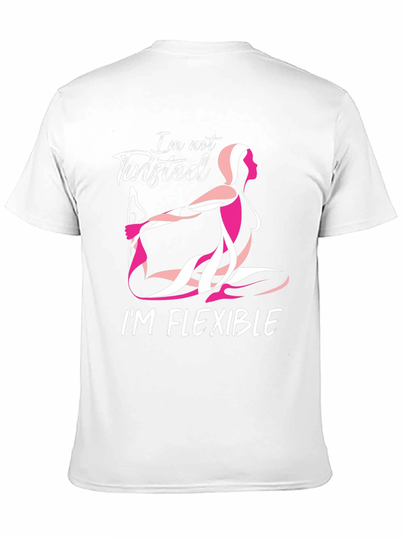Flexible Yoga Pose Graphic T-Shirt