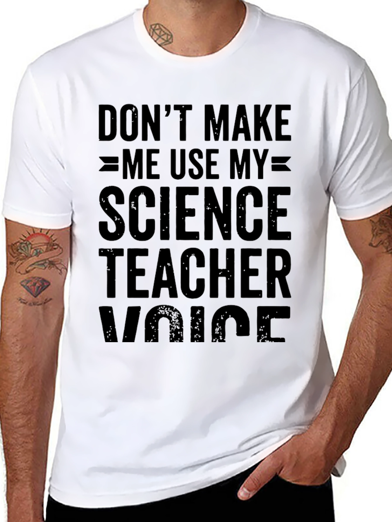 Science Teacher Voice Novelty T-Shirt