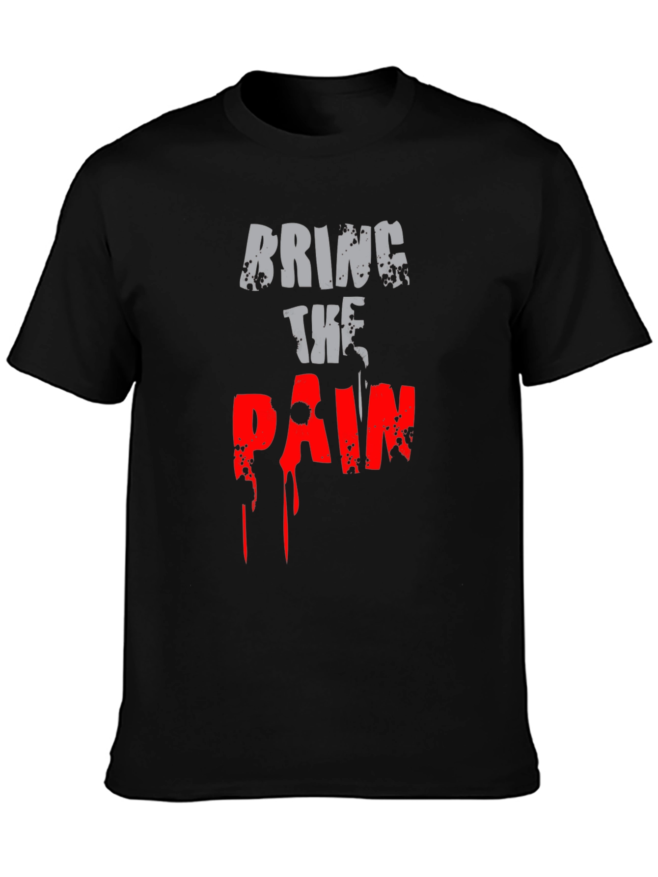 Bring the Pain Graphic T-Shirt - Black