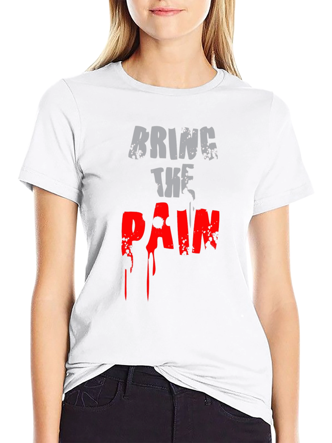 Bring the Pain Graphic T-Shirt - Black