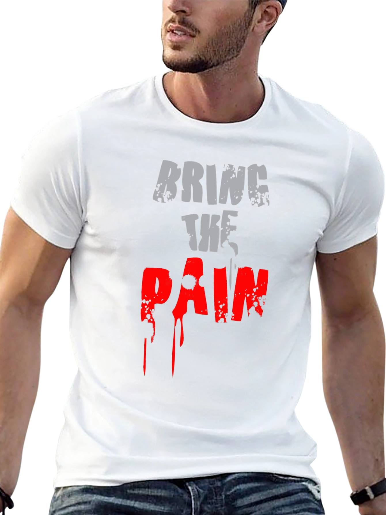 Bring the Pain Graphic T-Shirt - Black