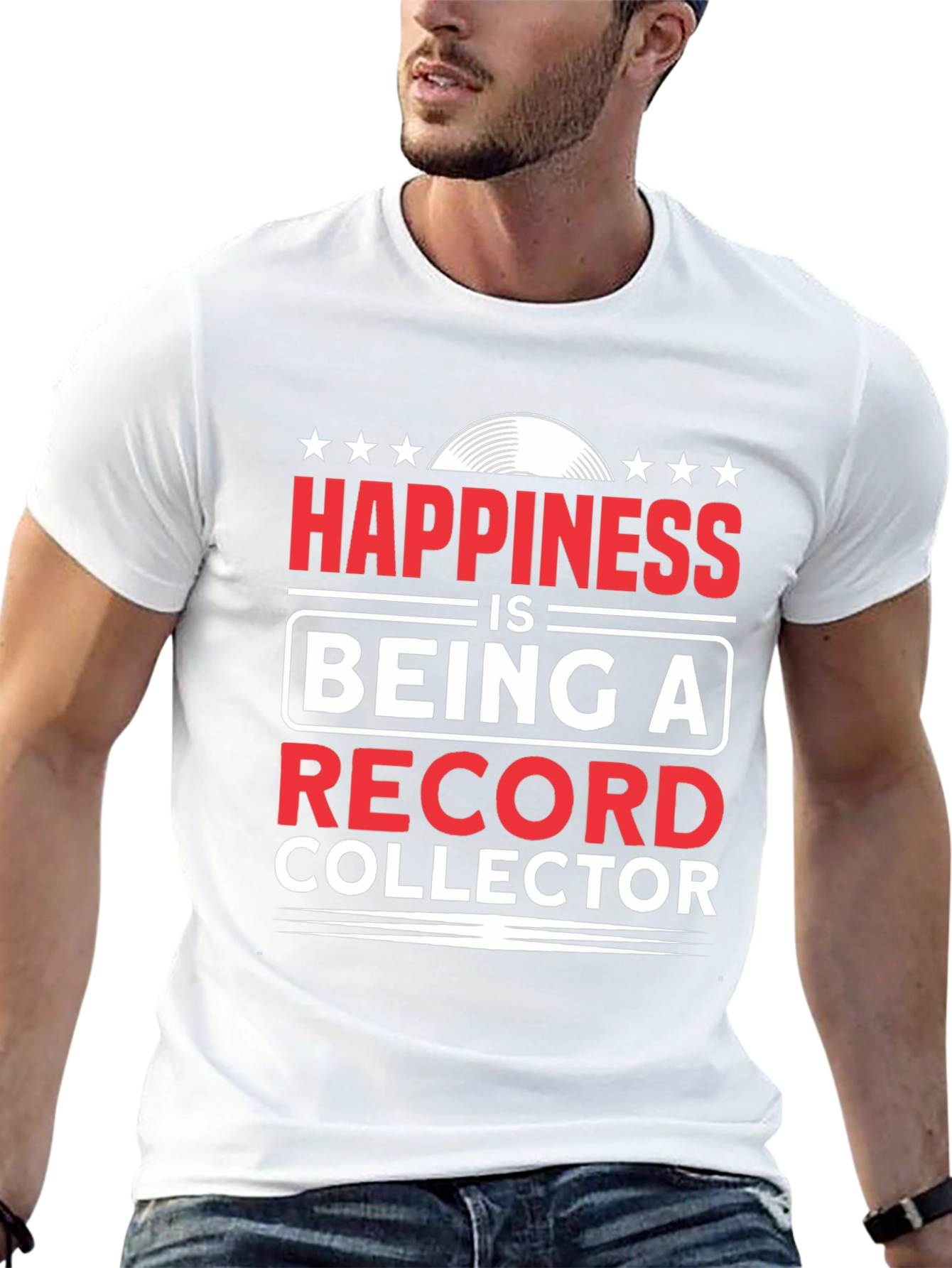 Happiness Record Collector Graphic Tee