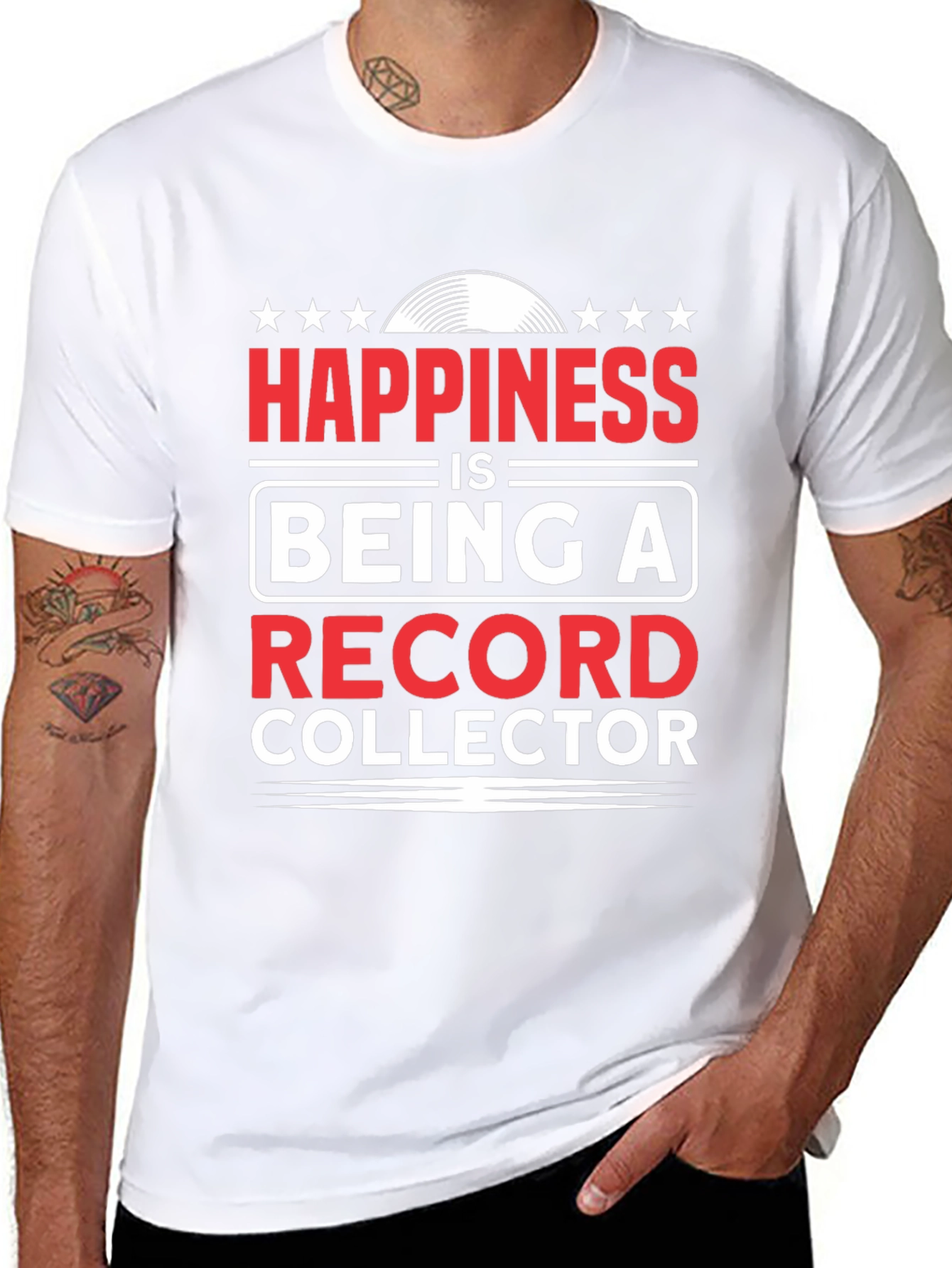 Happiness Record Collector Graphic Tee
