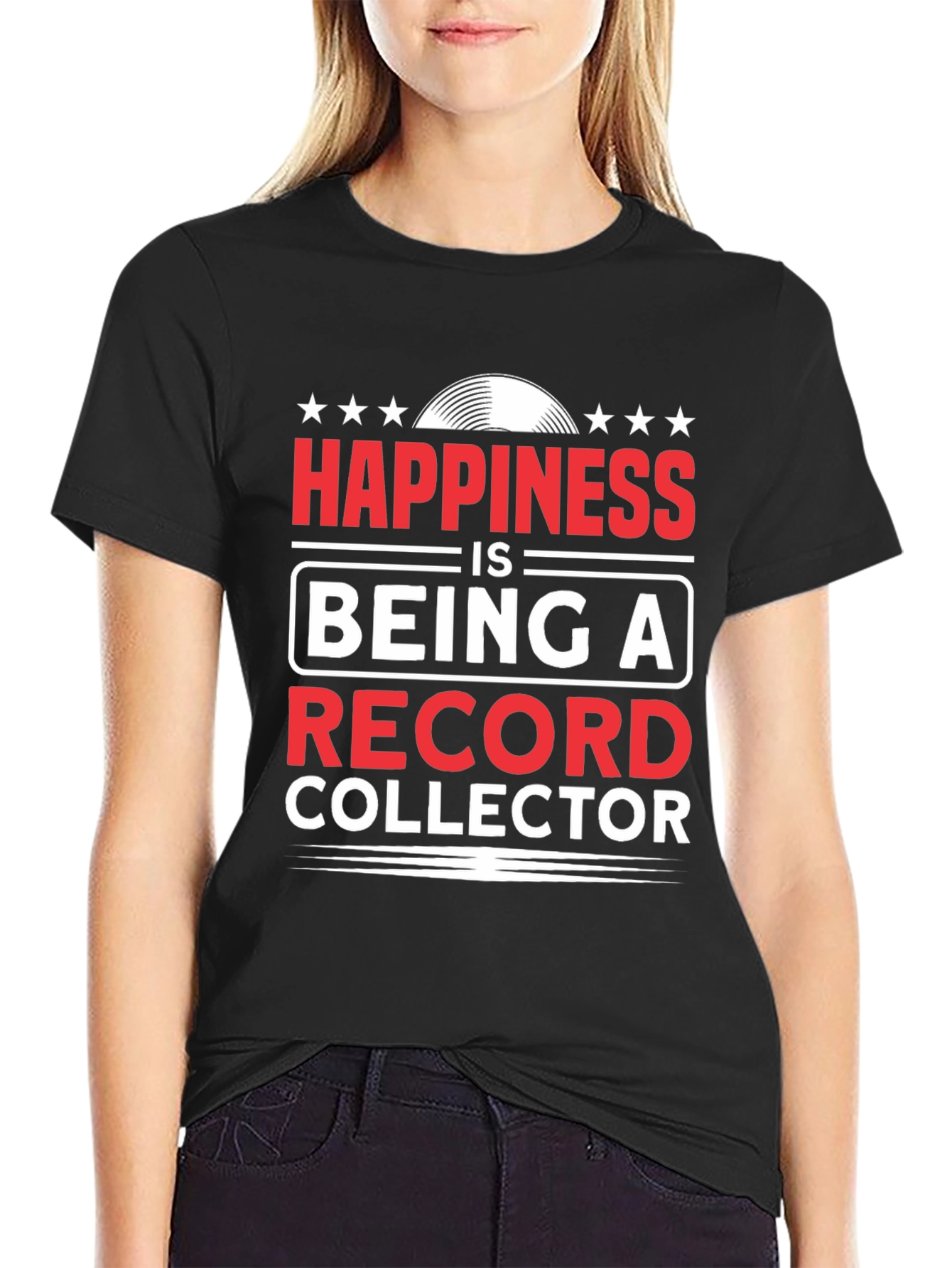 Happiness Record Collector Graphic Tee