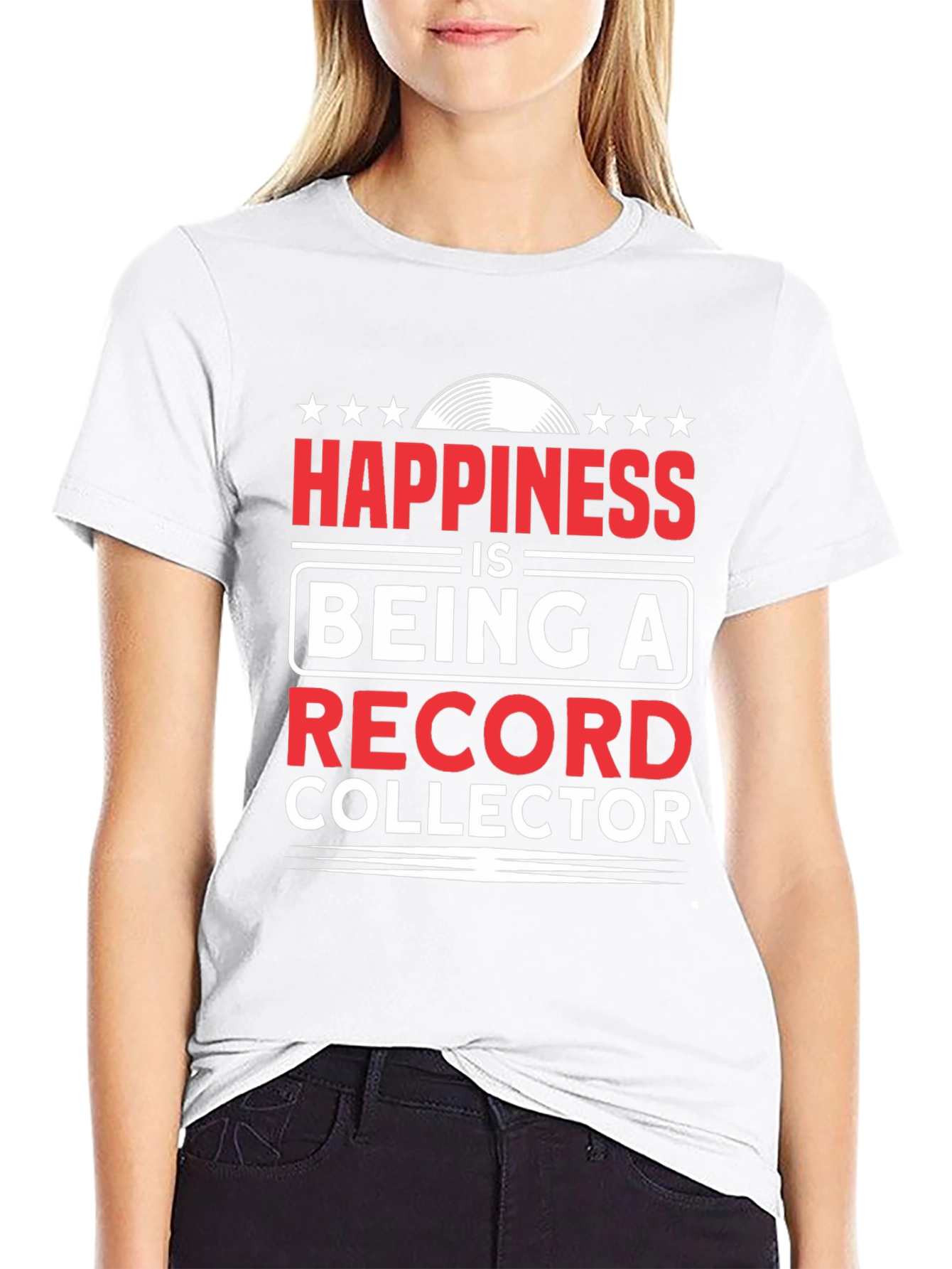 Happiness Record Collector Graphic Tee