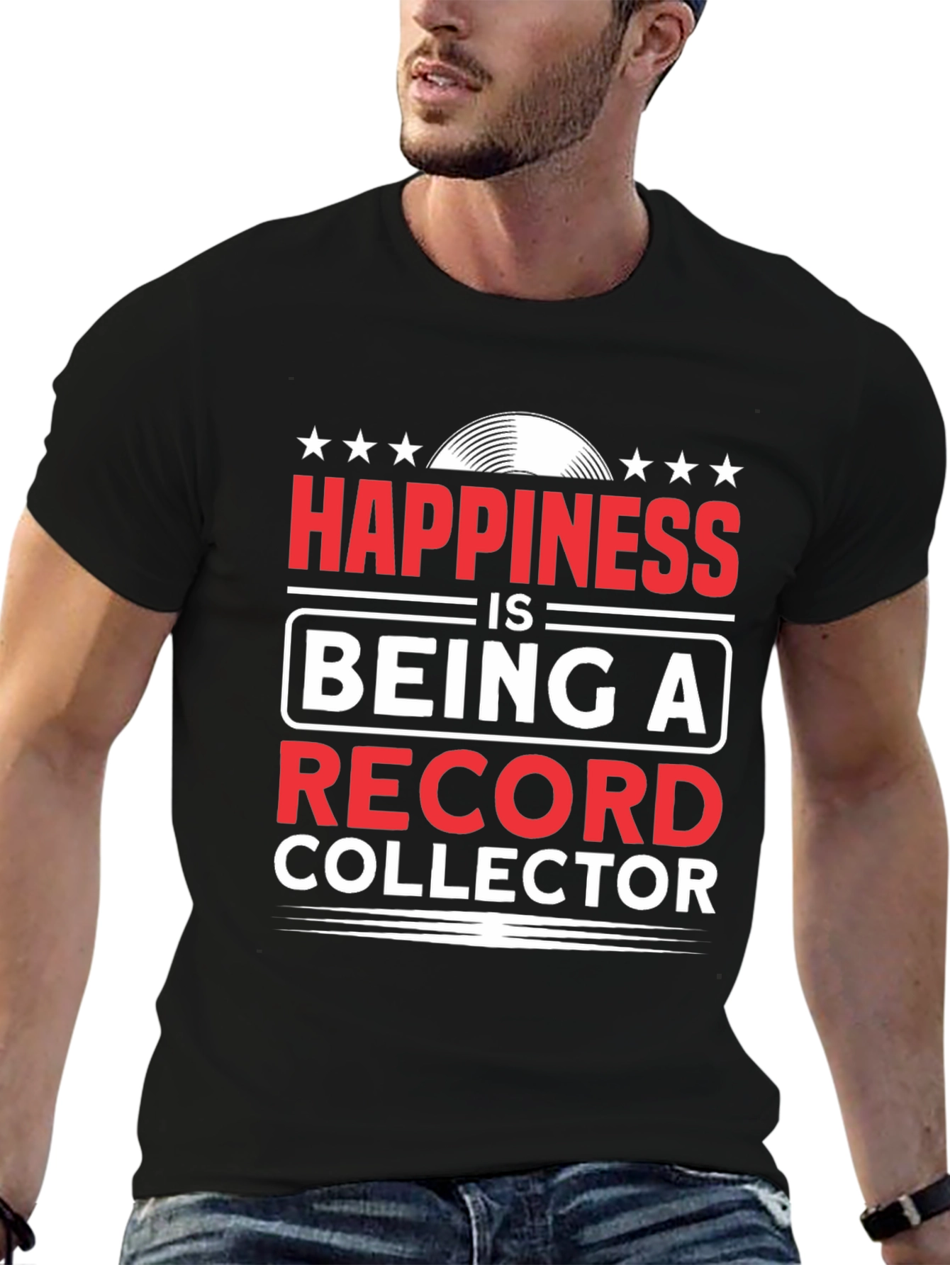 Happiness Record Collector Graphic Tee