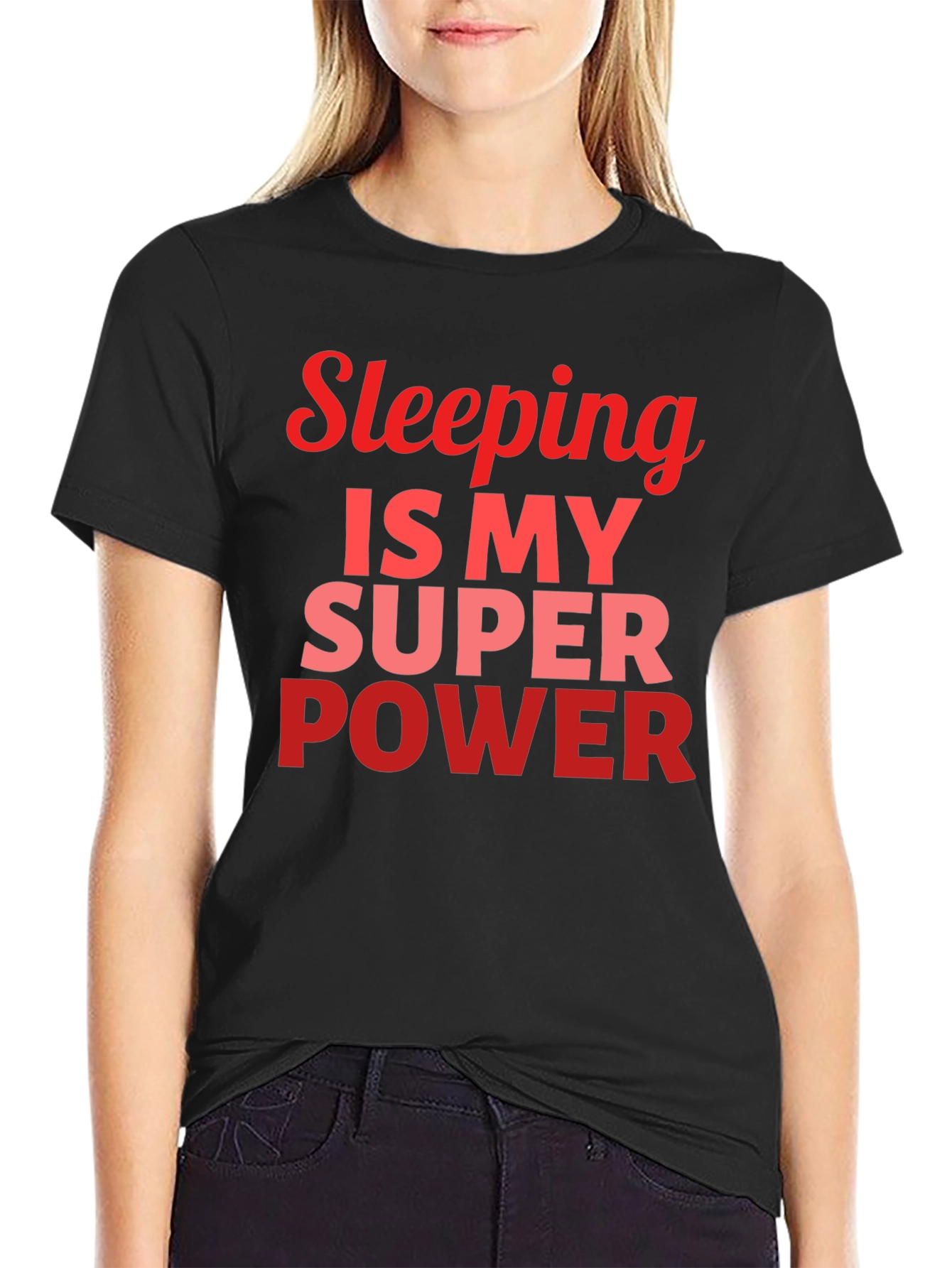 Sleeping Is My Superpower Graphic T-Shirt - Mens