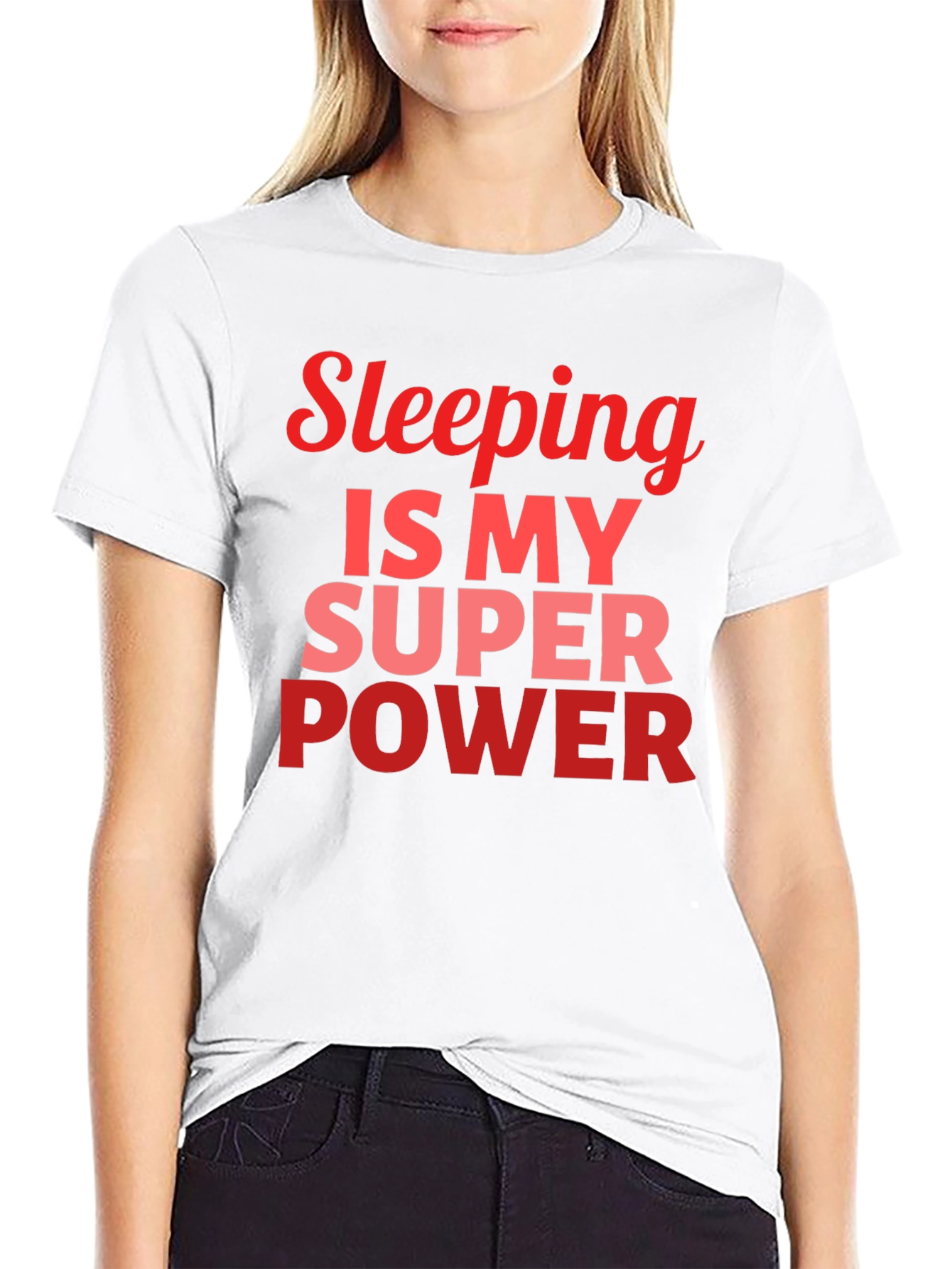 Sleeping Is My Superpower Graphic T-Shirt - Mens
