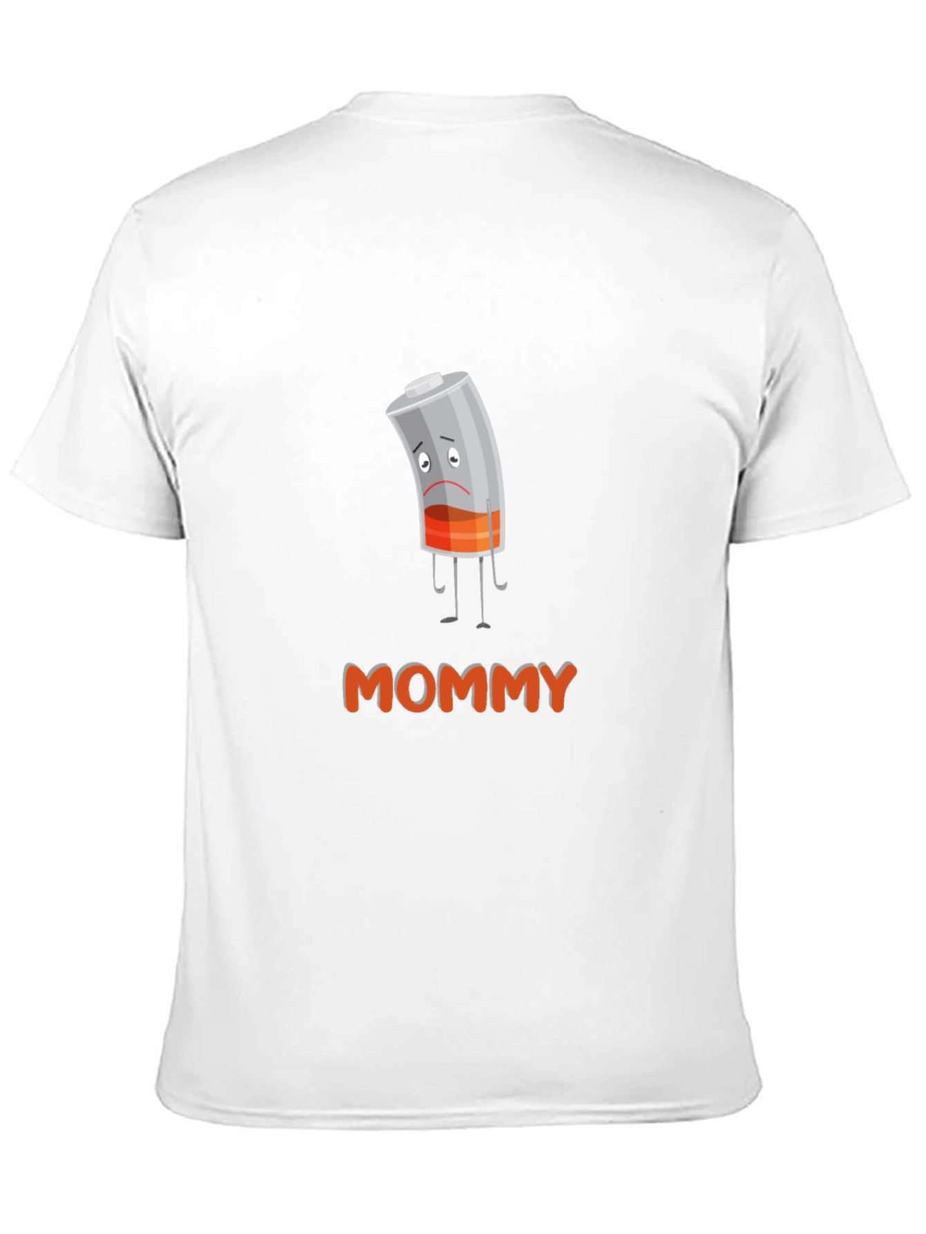 Low Battery Mommy T-Shirt - Tired Mom Humor