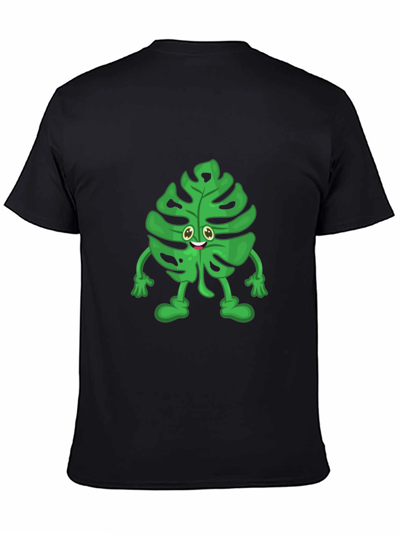 Funny Monstera Plant T-Shirt - Cute Cartoon Graphic Tee
