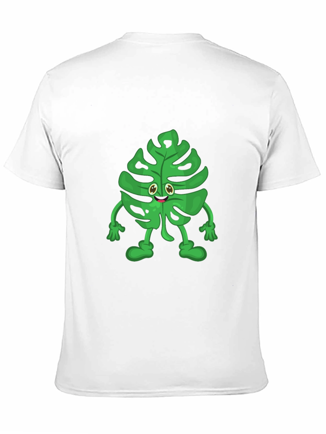 Funny Monstera Plant T-Shirt - Cute Cartoon Graphic Tee