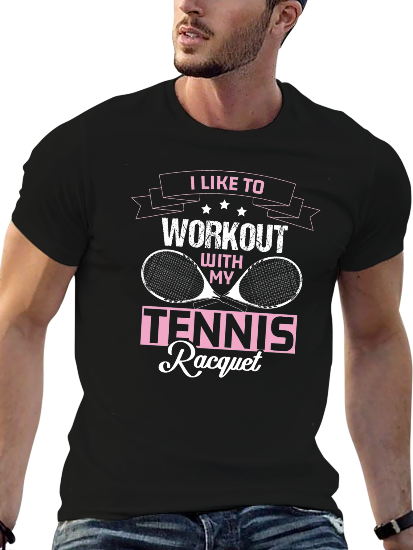 Tennis Racquet Workout T-Shirt