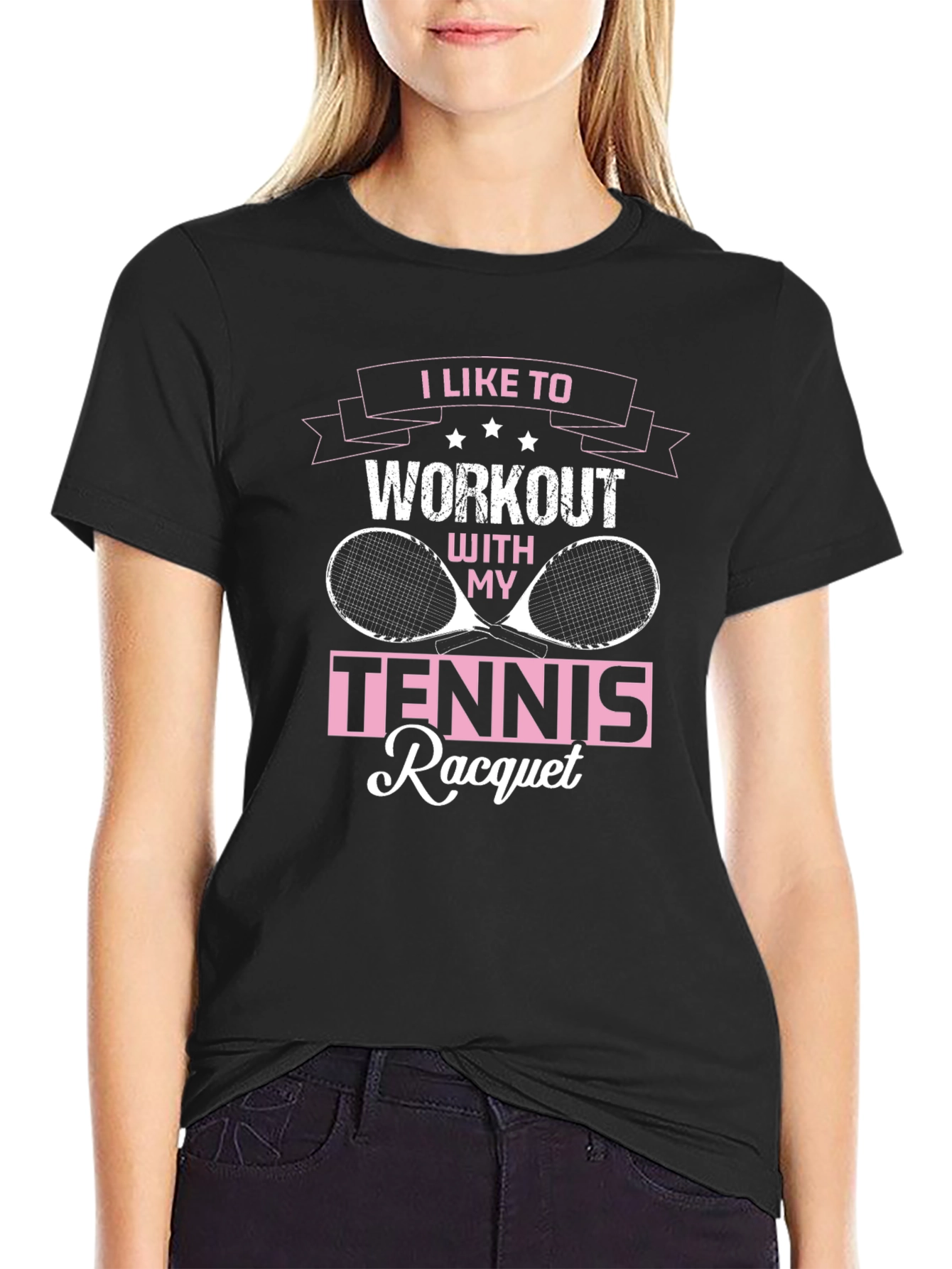 Tennis Racquet Workout T-Shirt