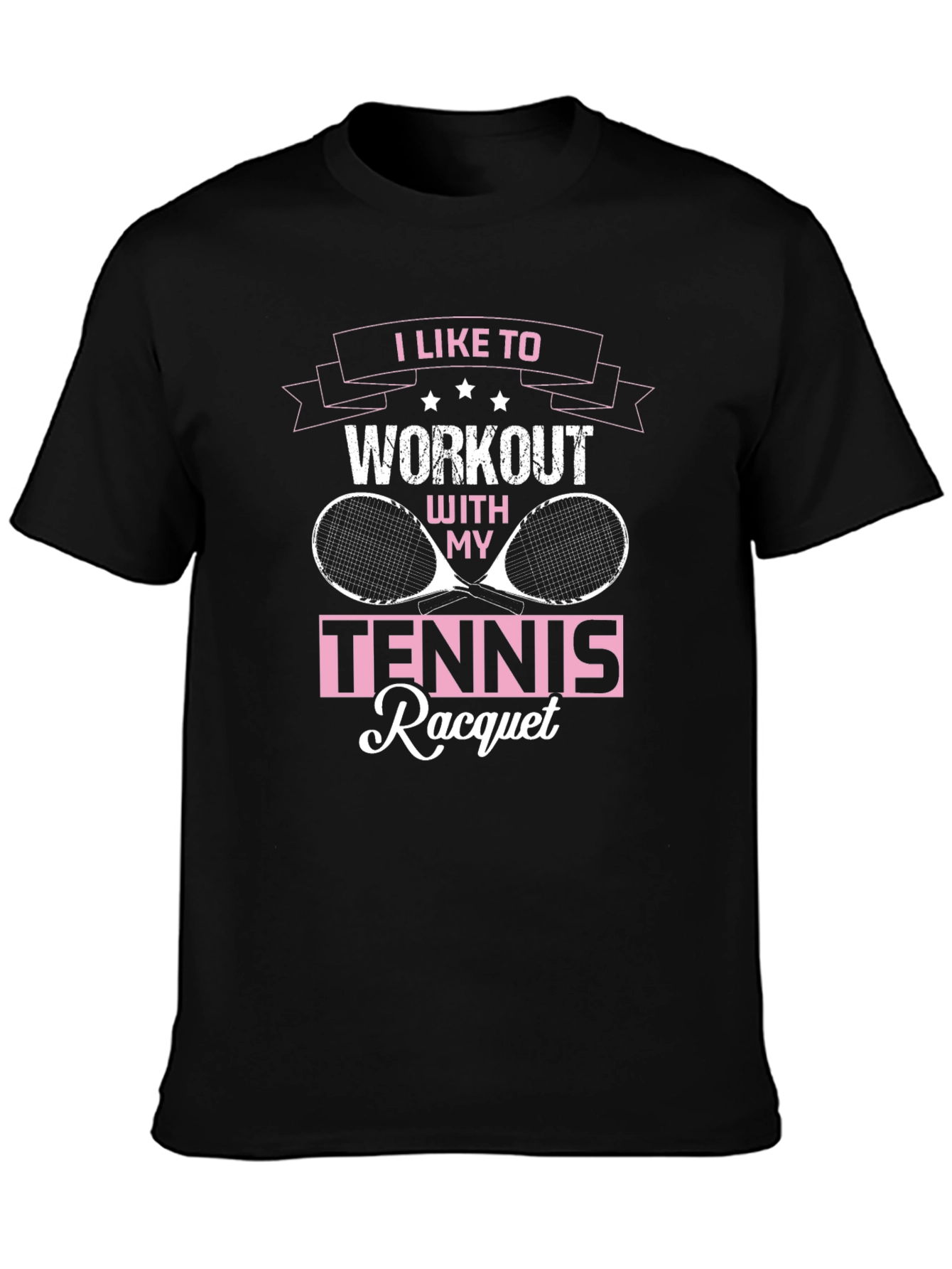 Tennis Racquet Workout T-Shirt