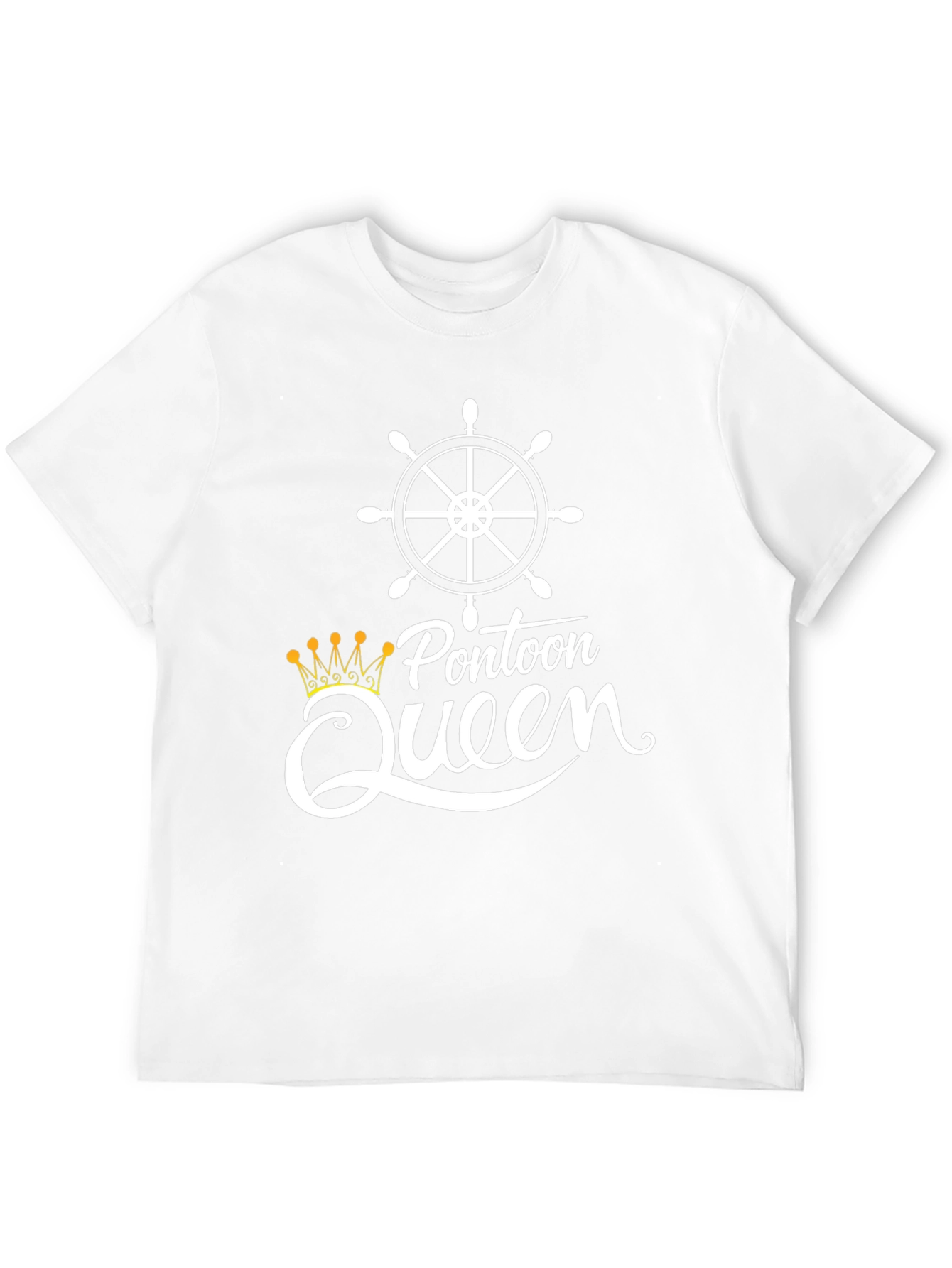 Pontoon Queen Black Graphic Tee
