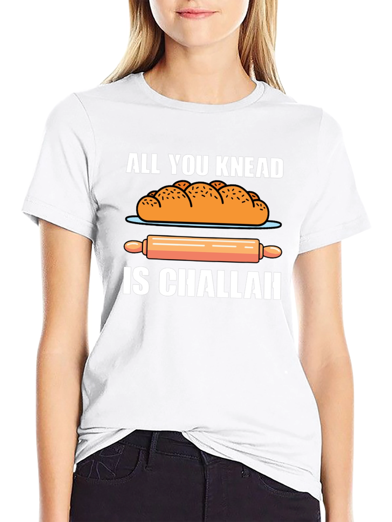 Knead Challah T-Shirt: Funny Bakers Tee
