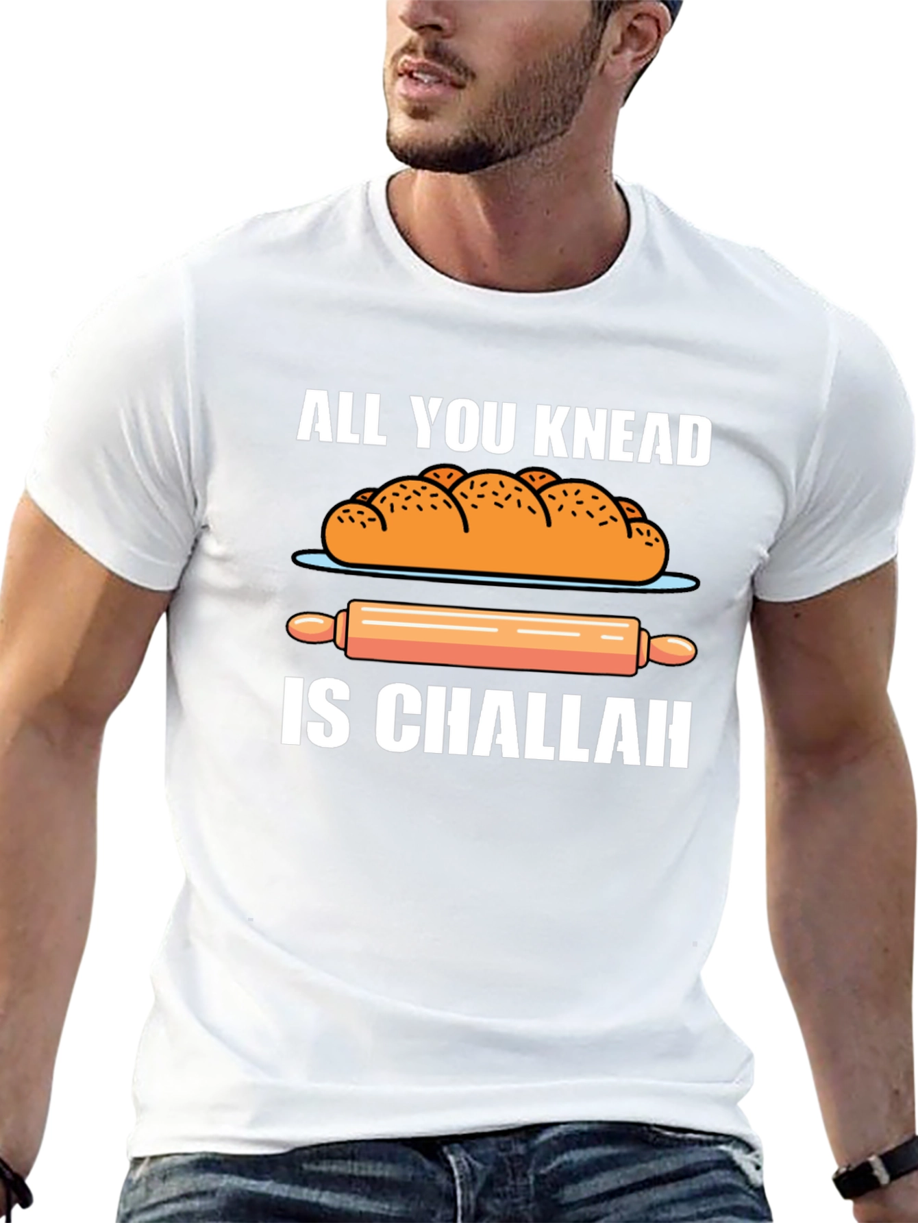 Knead Challah T-Shirt: Funny Bakers Tee