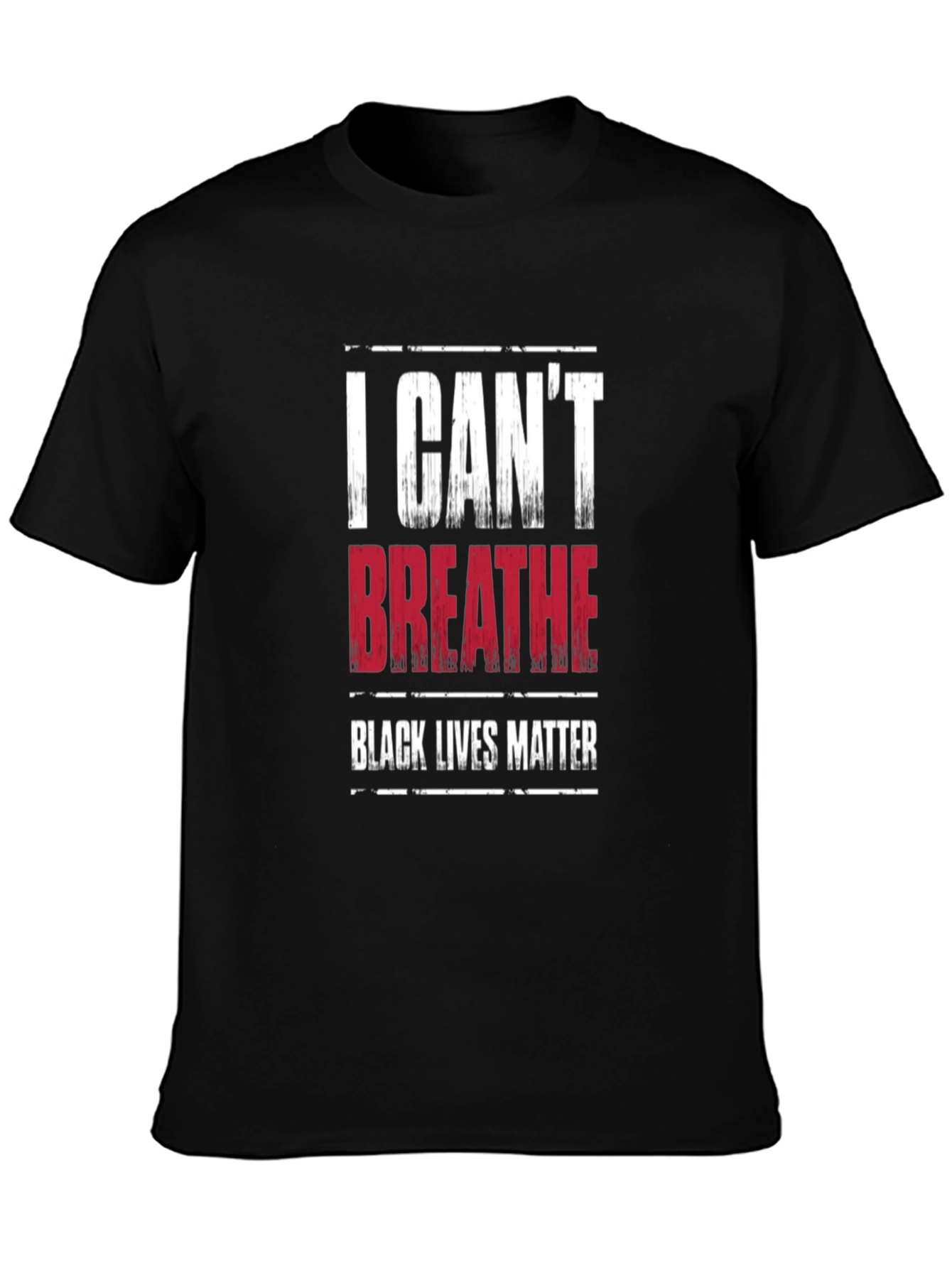 I Cant Breathe Black Lives Matter Graphic T-Shirt
