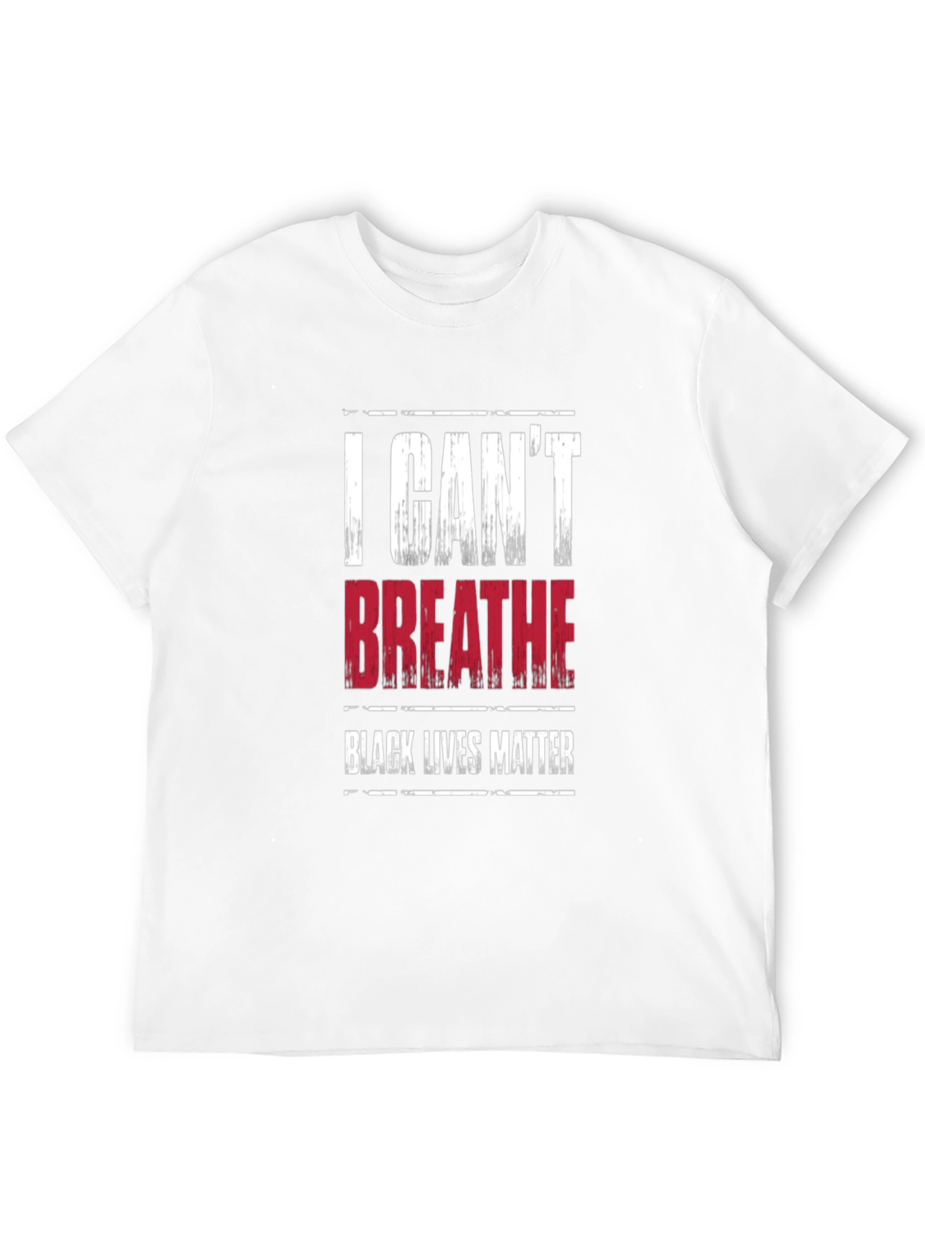 I Cant Breathe Black Lives Matter Graphic T-Shirt