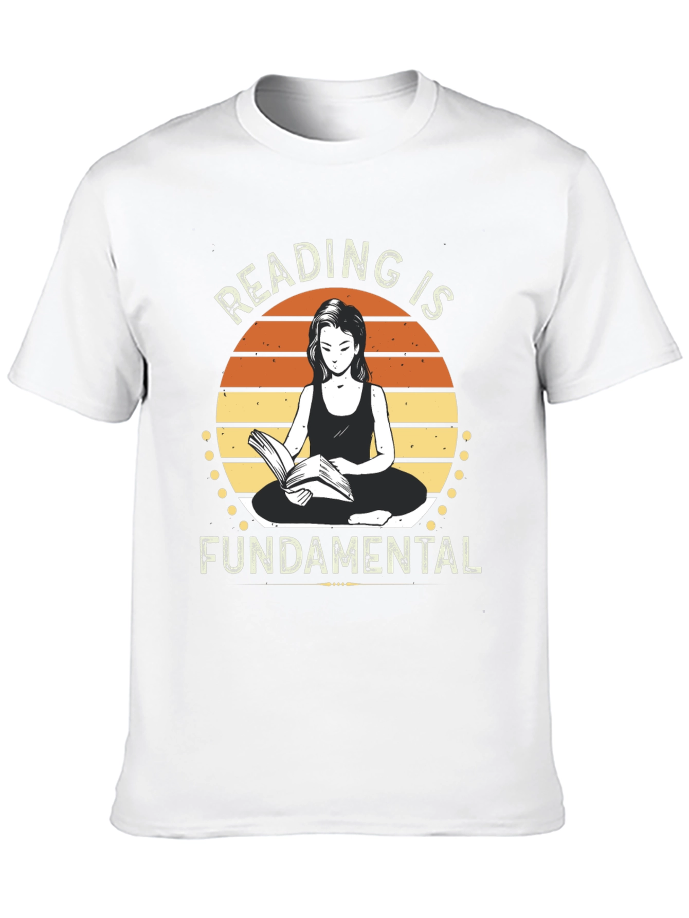 Reading is Fundamental Black Graphic Tee