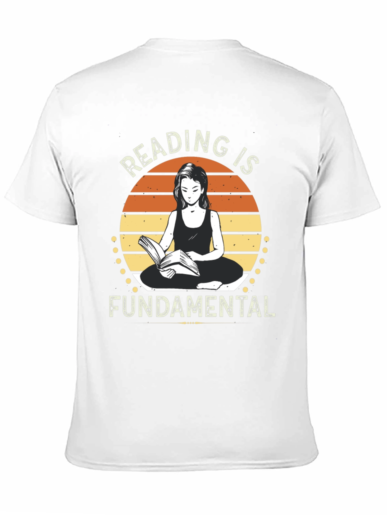 Reading is Fundamental Black Graphic Tee
