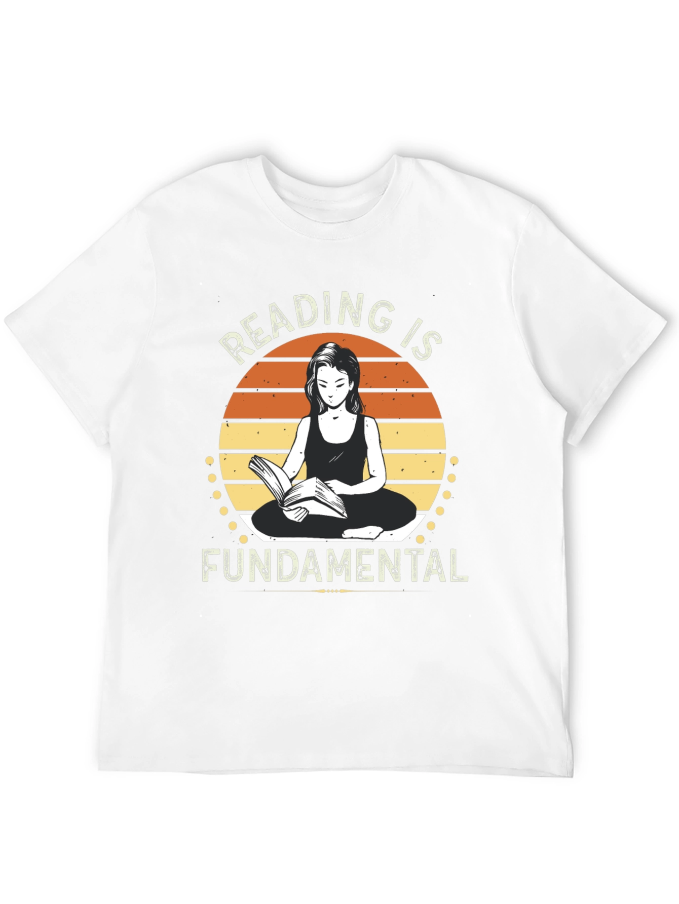 Reading is Fundamental Black Graphic Tee