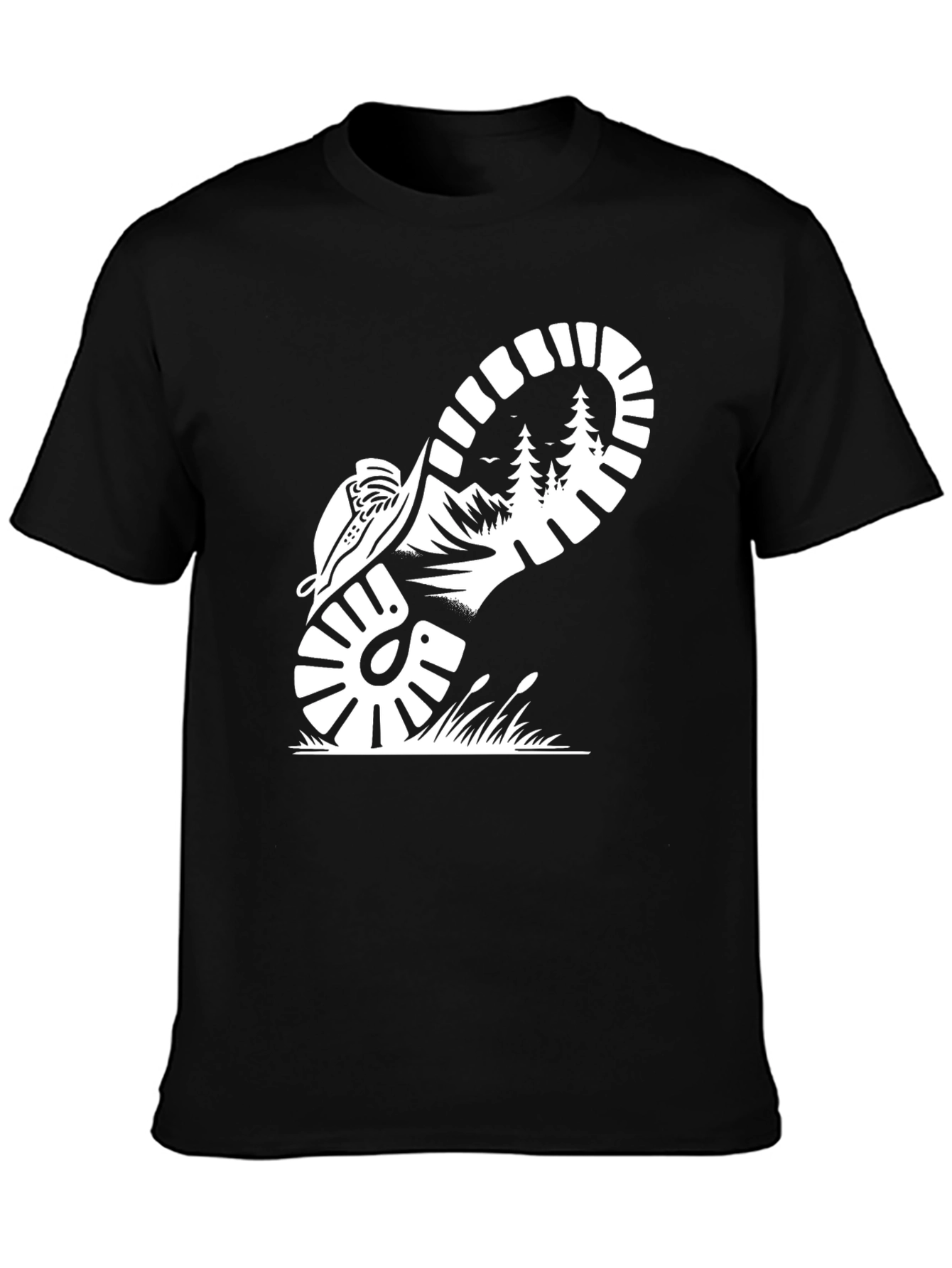 Hiking Adventure Black T-Shirt
