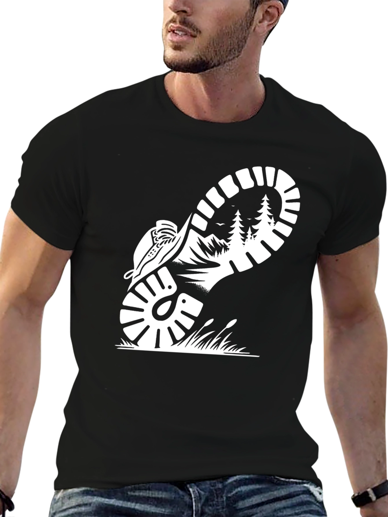 Hiking Adventure Black T-Shirt