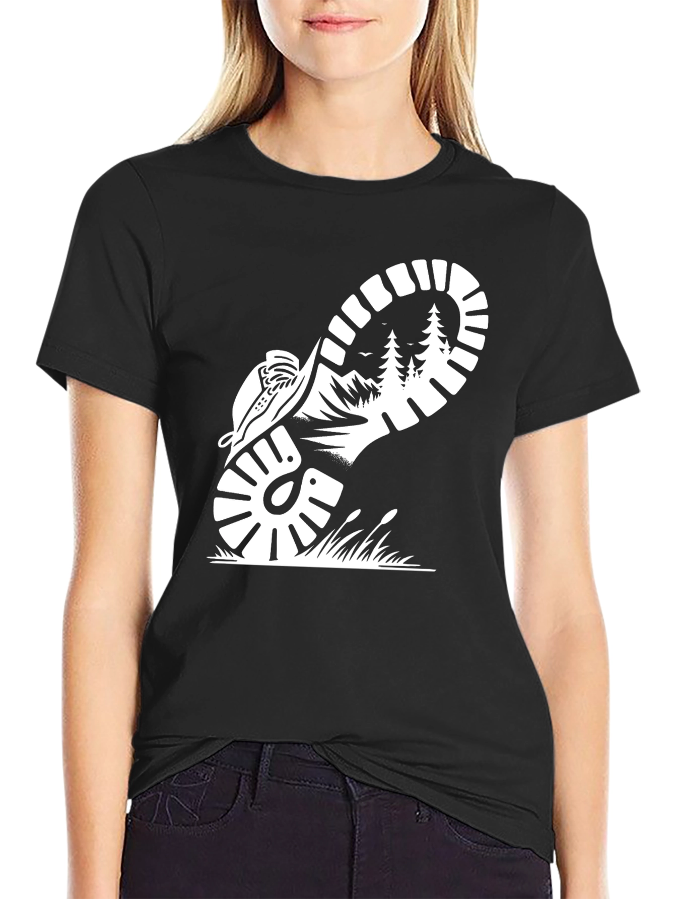 Hiking Adventure Black T-Shirt
