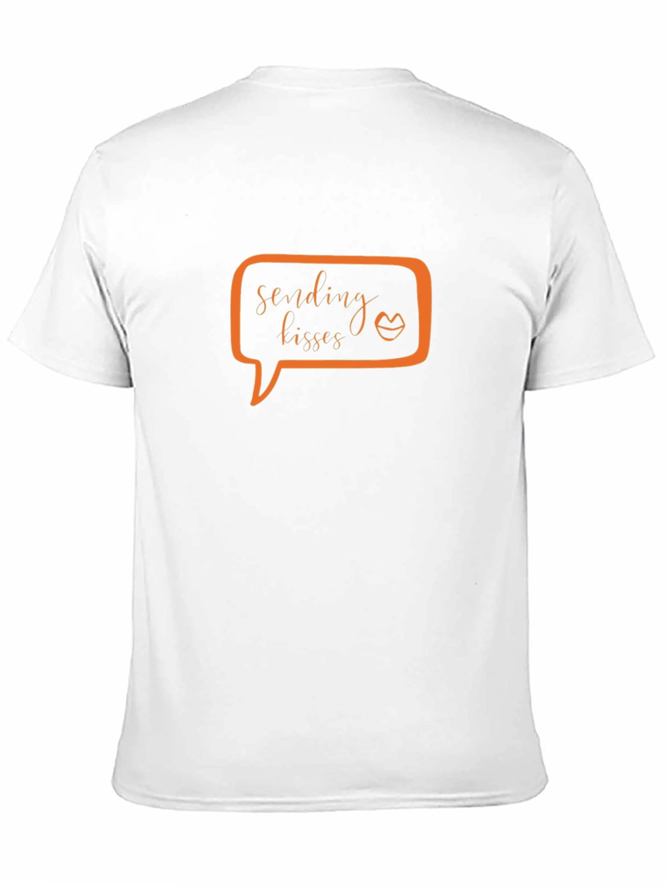 Sending Kisses Graphic Tee - Soft Cotton Black T-Shirt