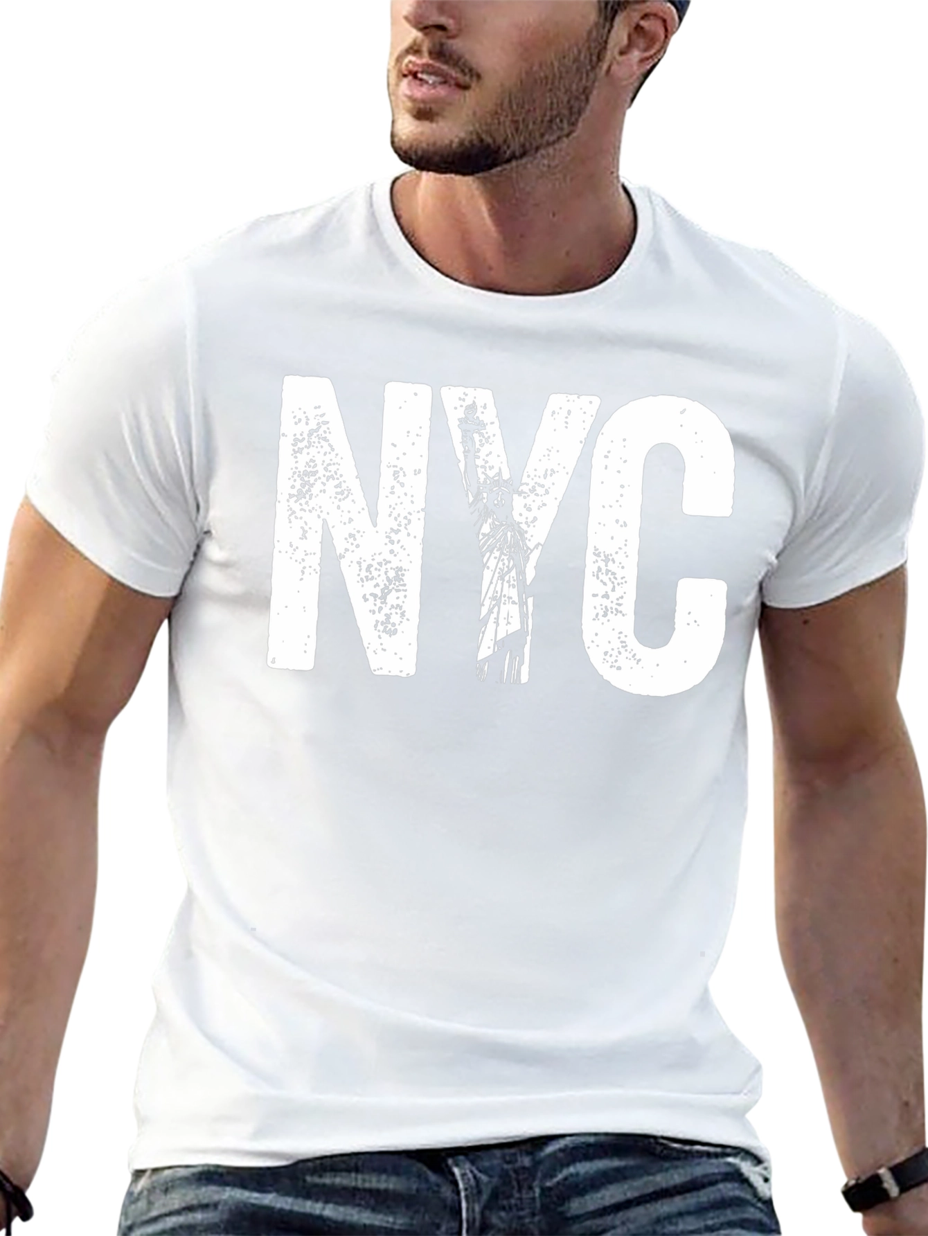 NYC Statue of Liberty Graphic T-Shirt