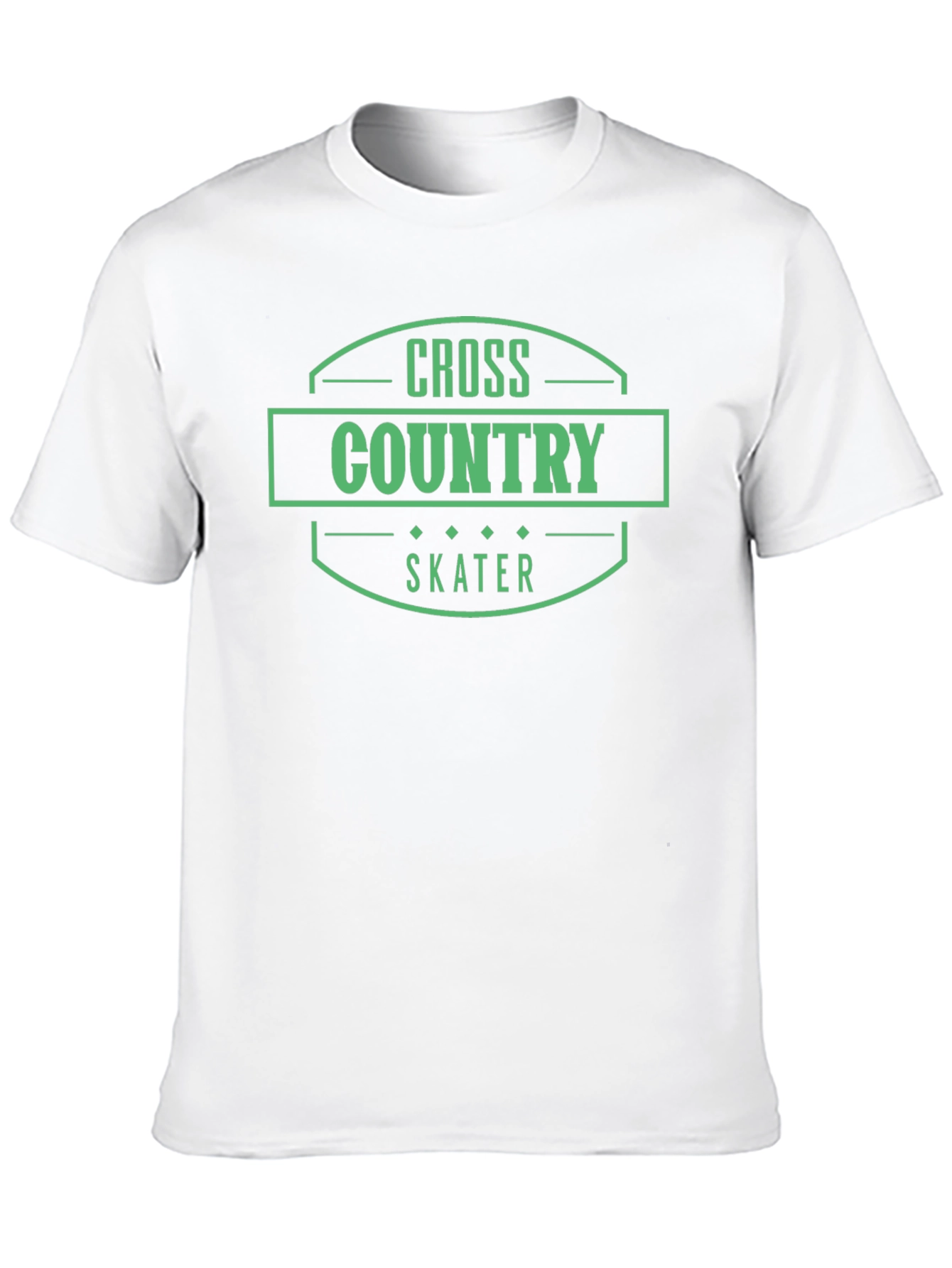 Cross Country Skater T-Shirt - Black Graphic Tee