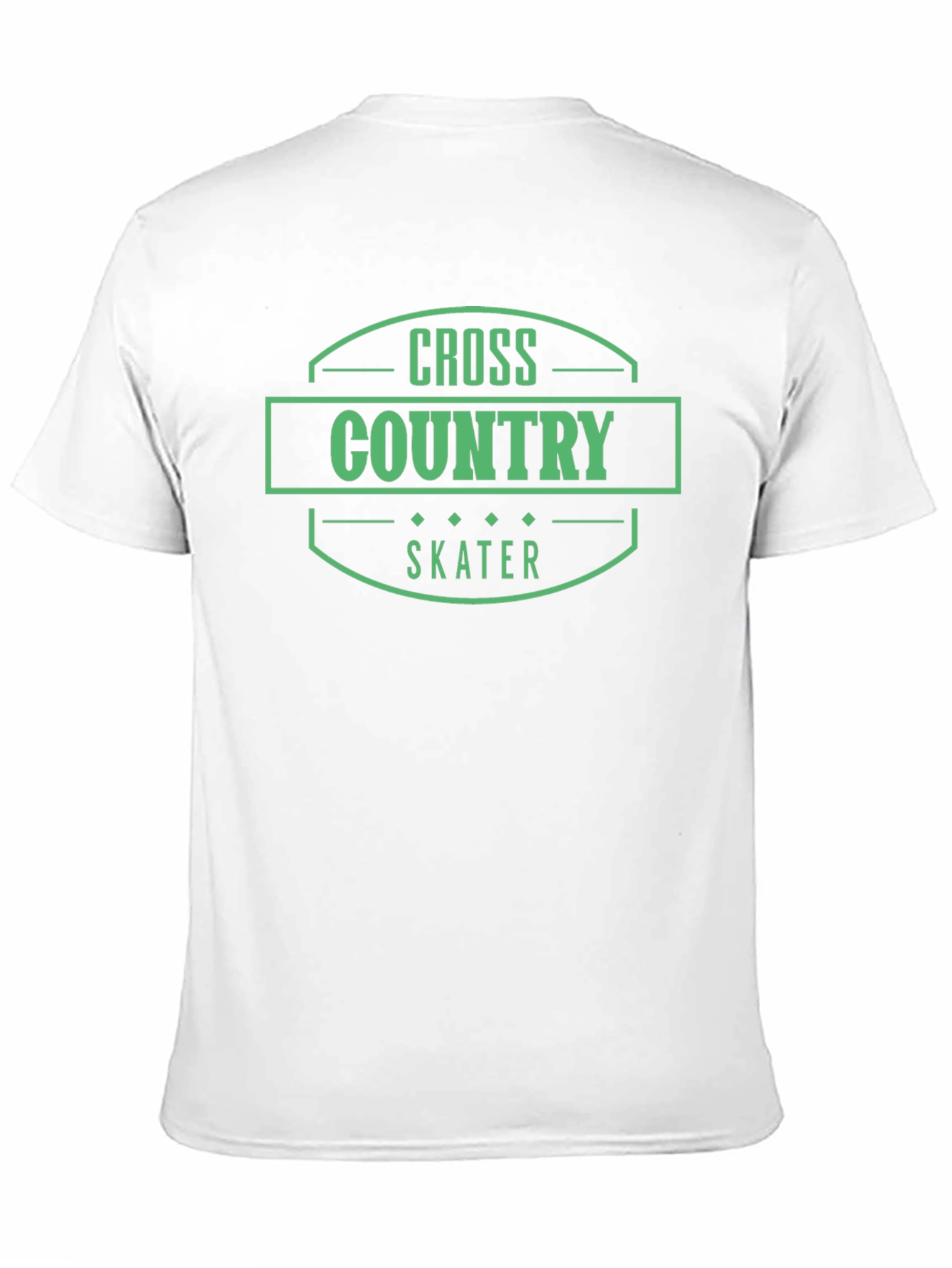 Cross Country Skater T-Shirt - Black Graphic Tee