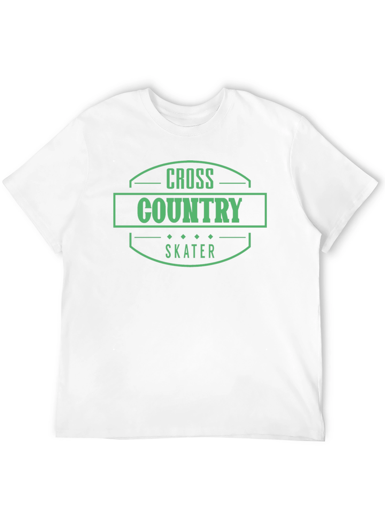 Cross Country Skater T-Shirt - Black Graphic Tee