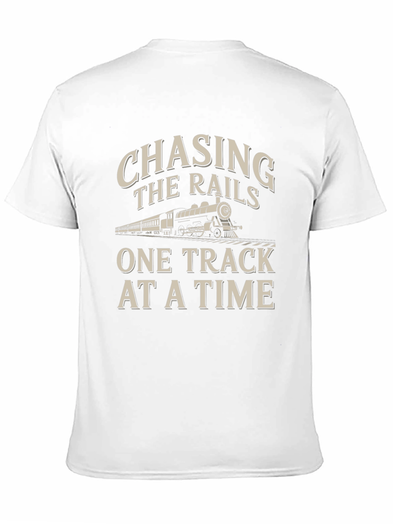 Chasing The Rails Train Graphic Tee