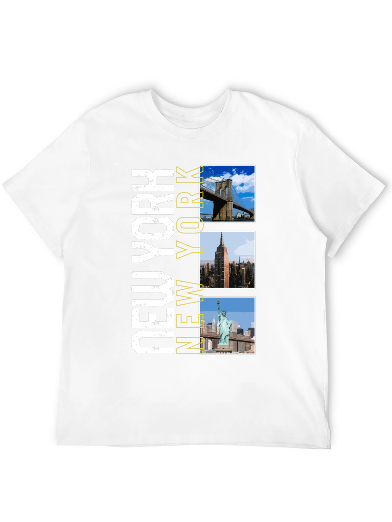 New York City Landmark Graphic Print Tee