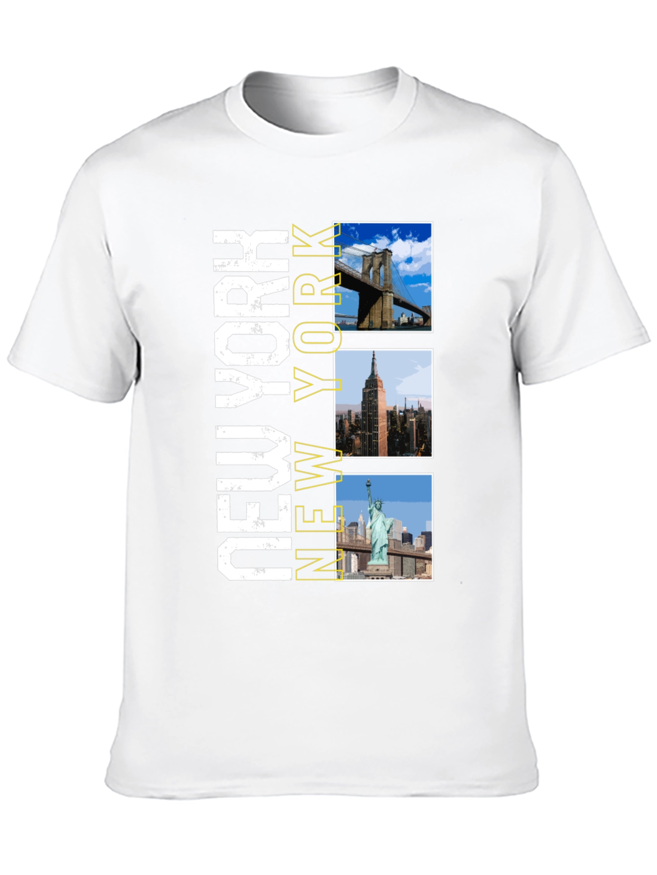 New York City Landmark Graphic Print Tee