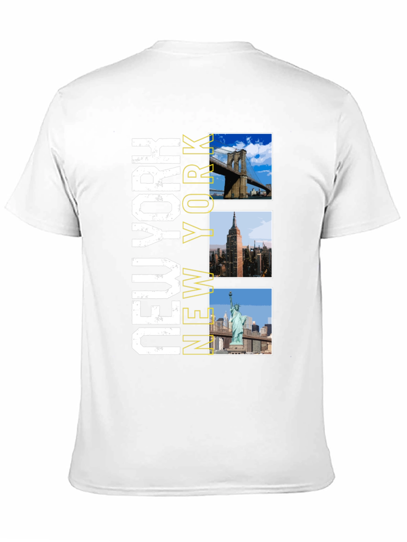New York City Landmark Graphic Print Tee