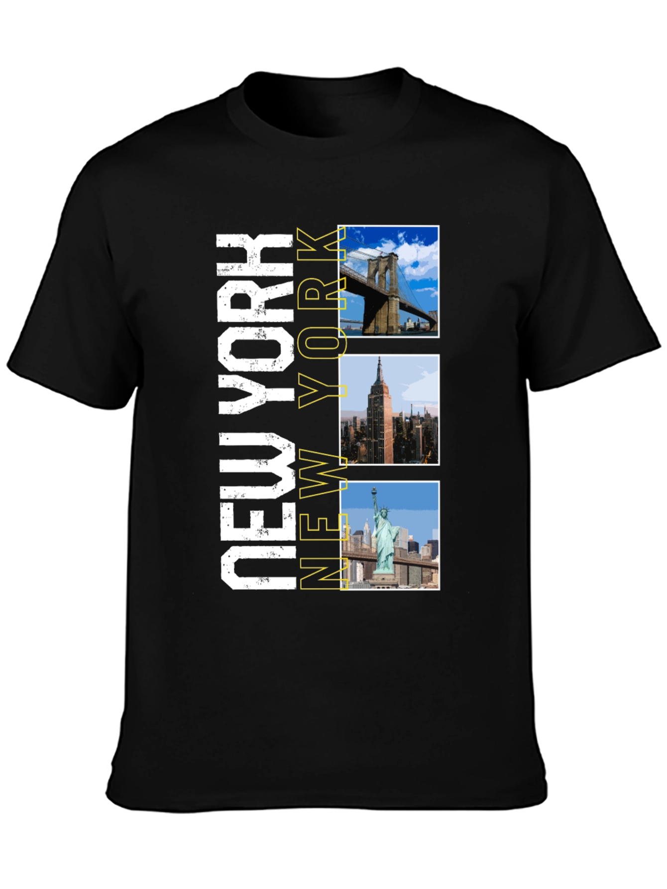 New York City Landmark Graphic Print Tee