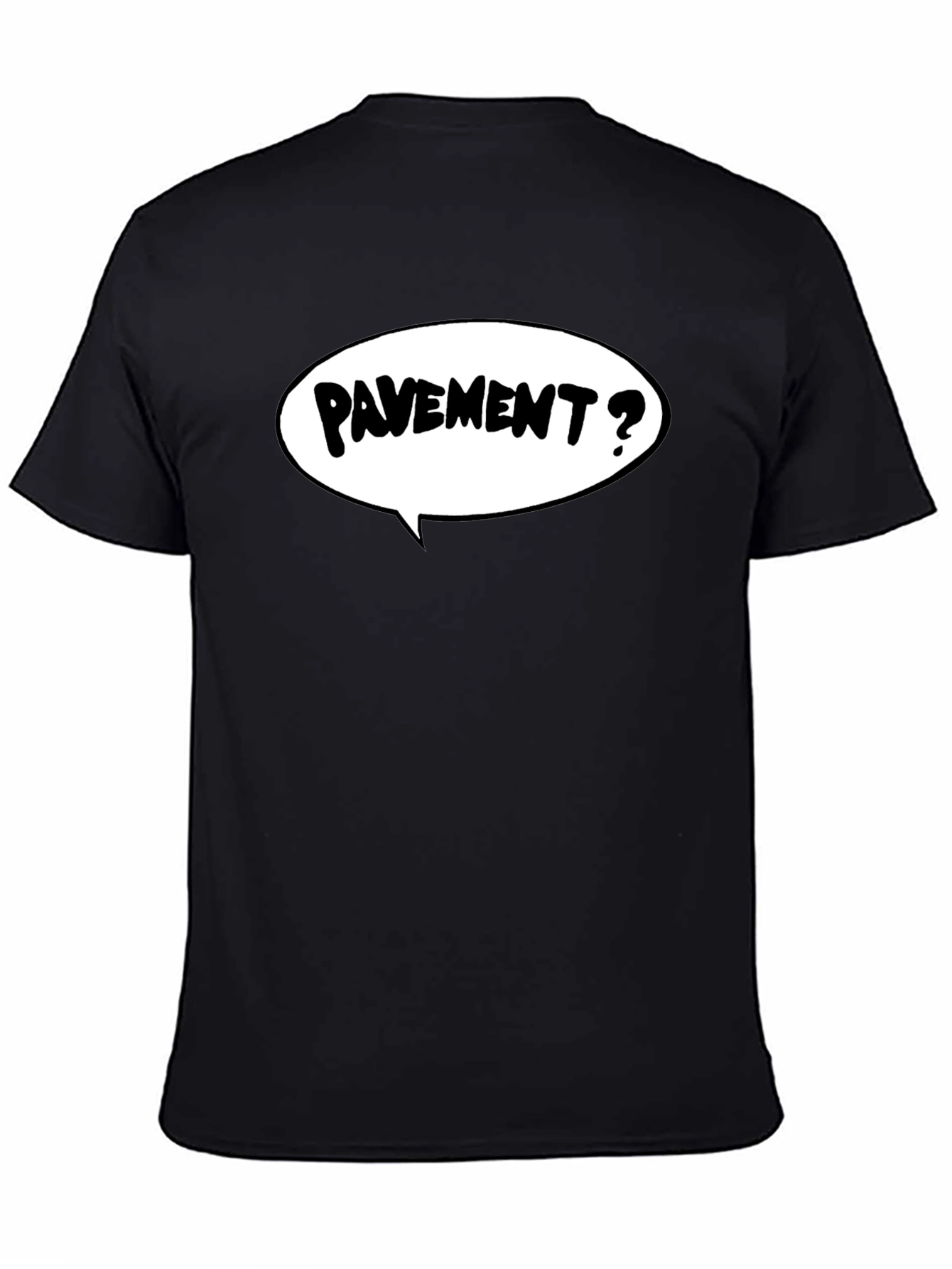 Pavement? Graphic T-Shirt - Mens Black Tee