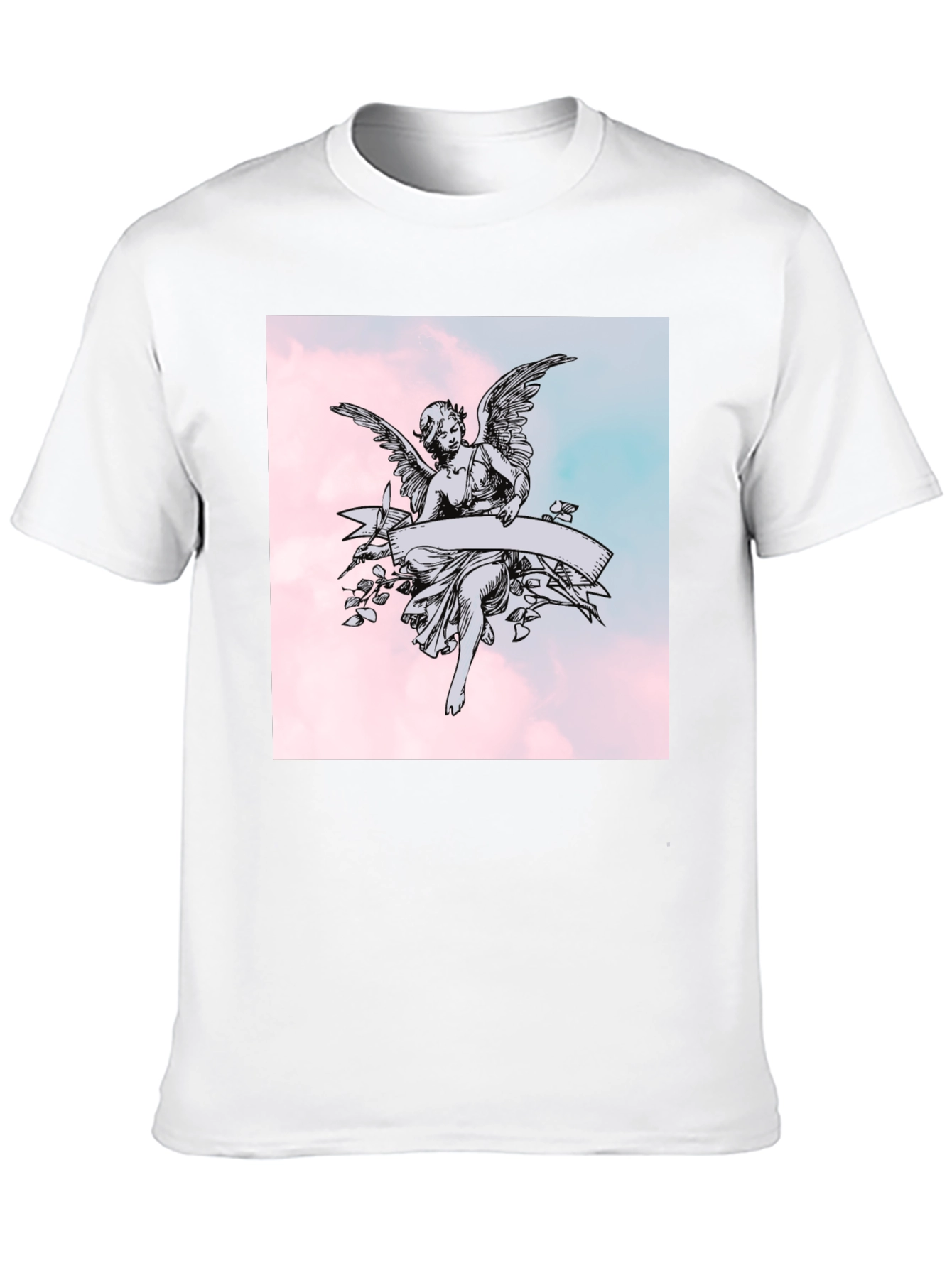 Angel Graphic Black T-Shirt