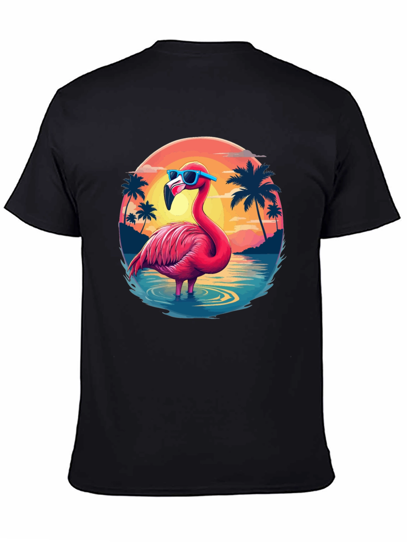 Tropical Flamingo T-Shirt - Summer Vibes