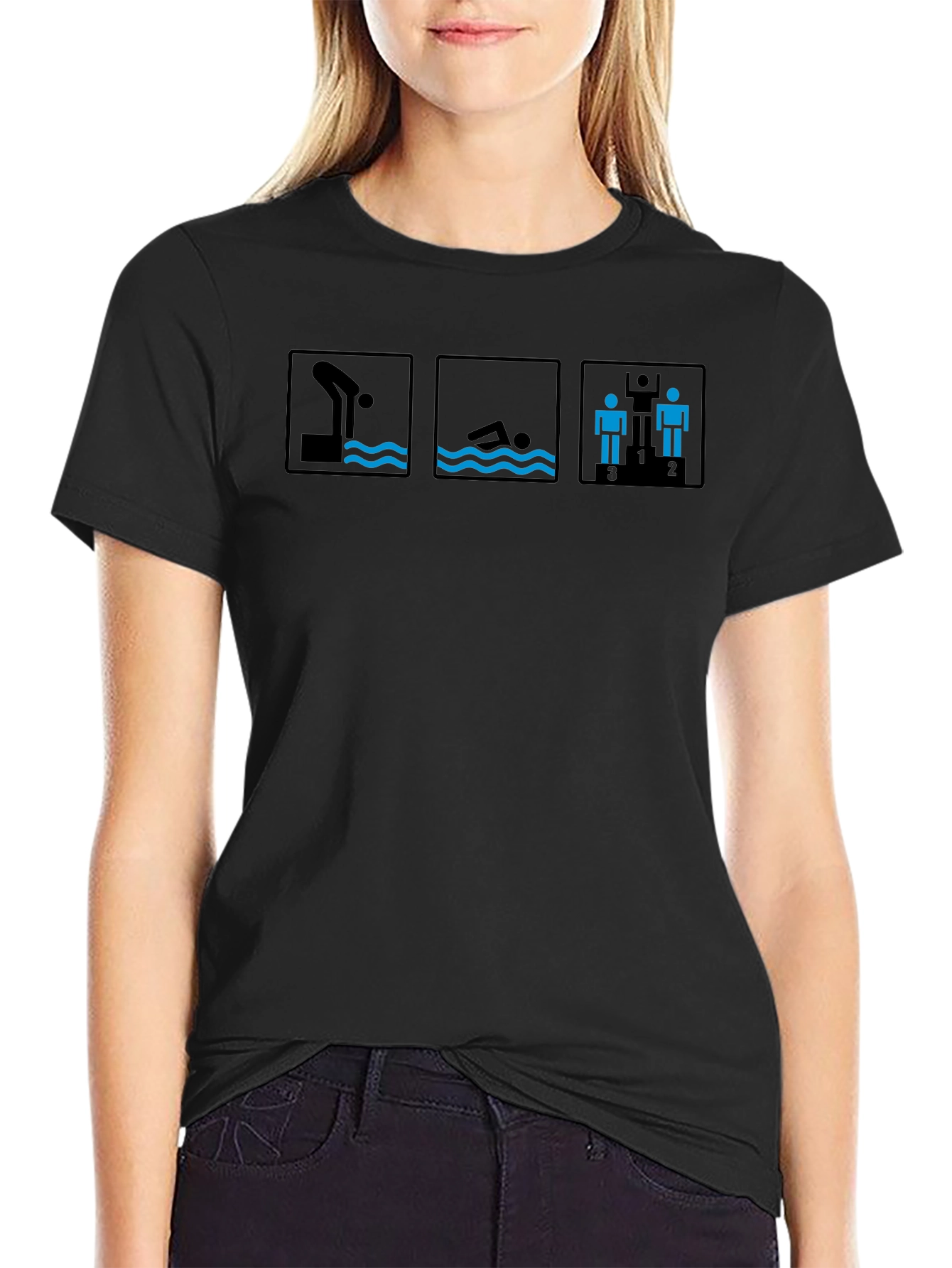 Triathlon Swim Bike Run T-Shirt