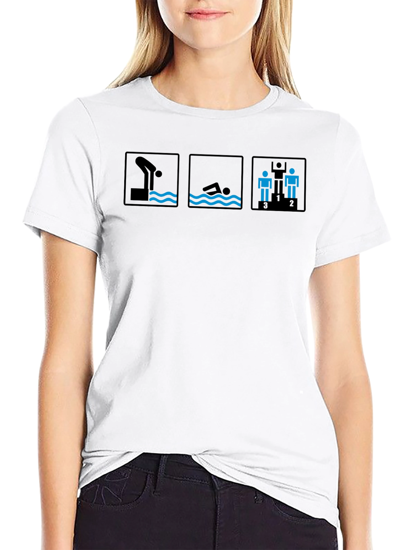 Triathlon Swim Bike Run T-Shirt