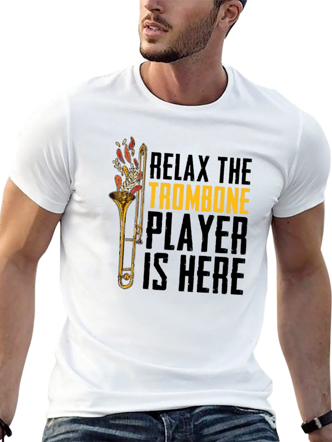 Relax The Trombone Player T-Shirt